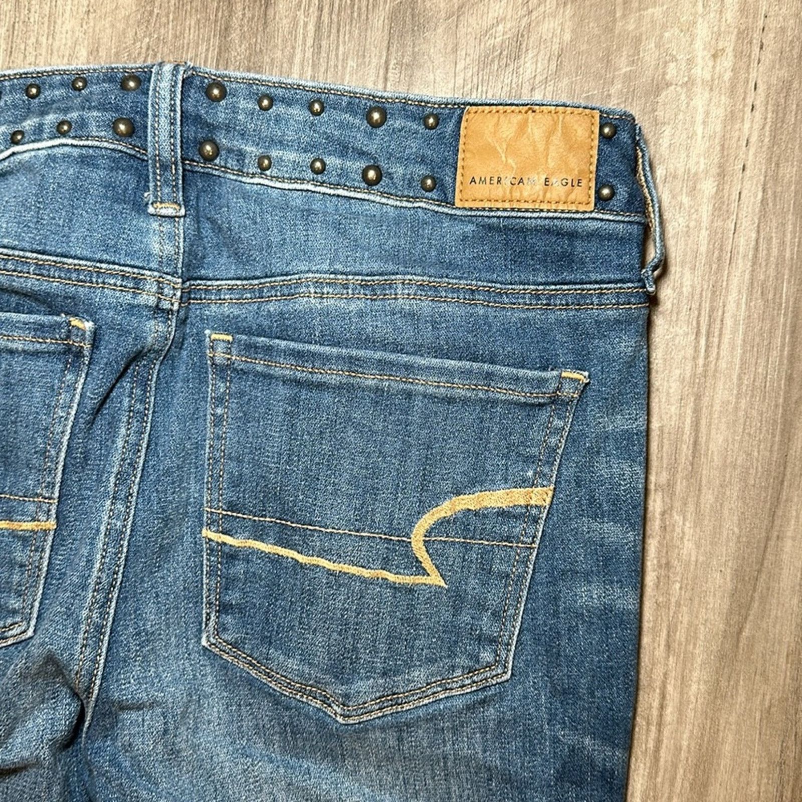 American Eagle Outfitters American Eagle Next Level Stretch Jeggings - 4S Size 27" / US 4 / IT 40 - 4 Thumbnail