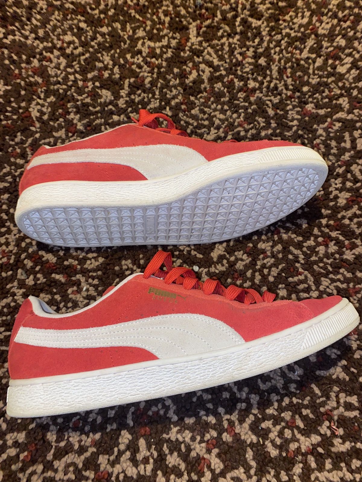 Puma Puma suede red Size US 12 / EU 45 - 4 Thumbnail