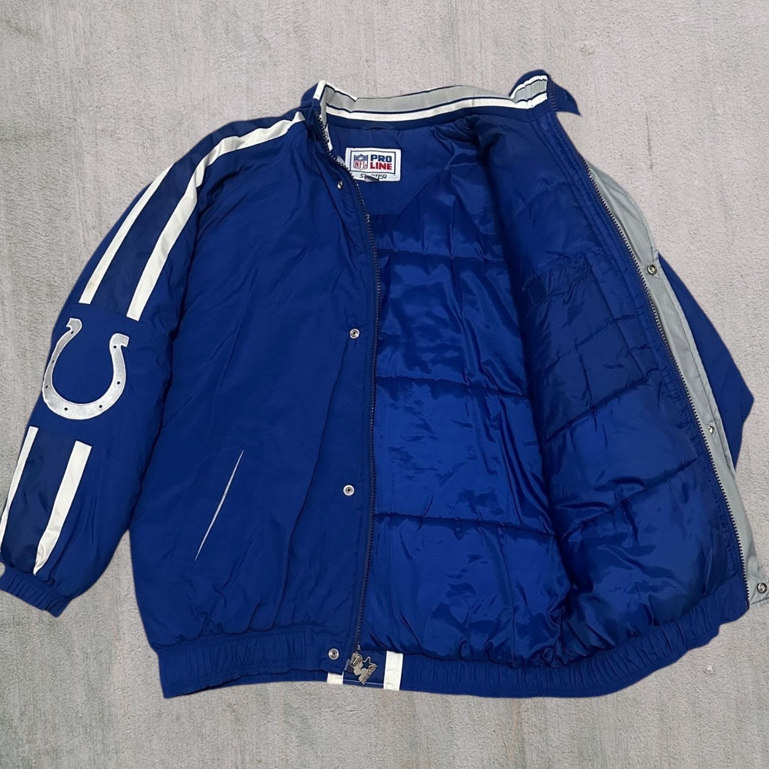 Starter Colts starter jacket pro line perfect condition vintage Size US XL / EU 56 / 4 - 2 Thumbnail