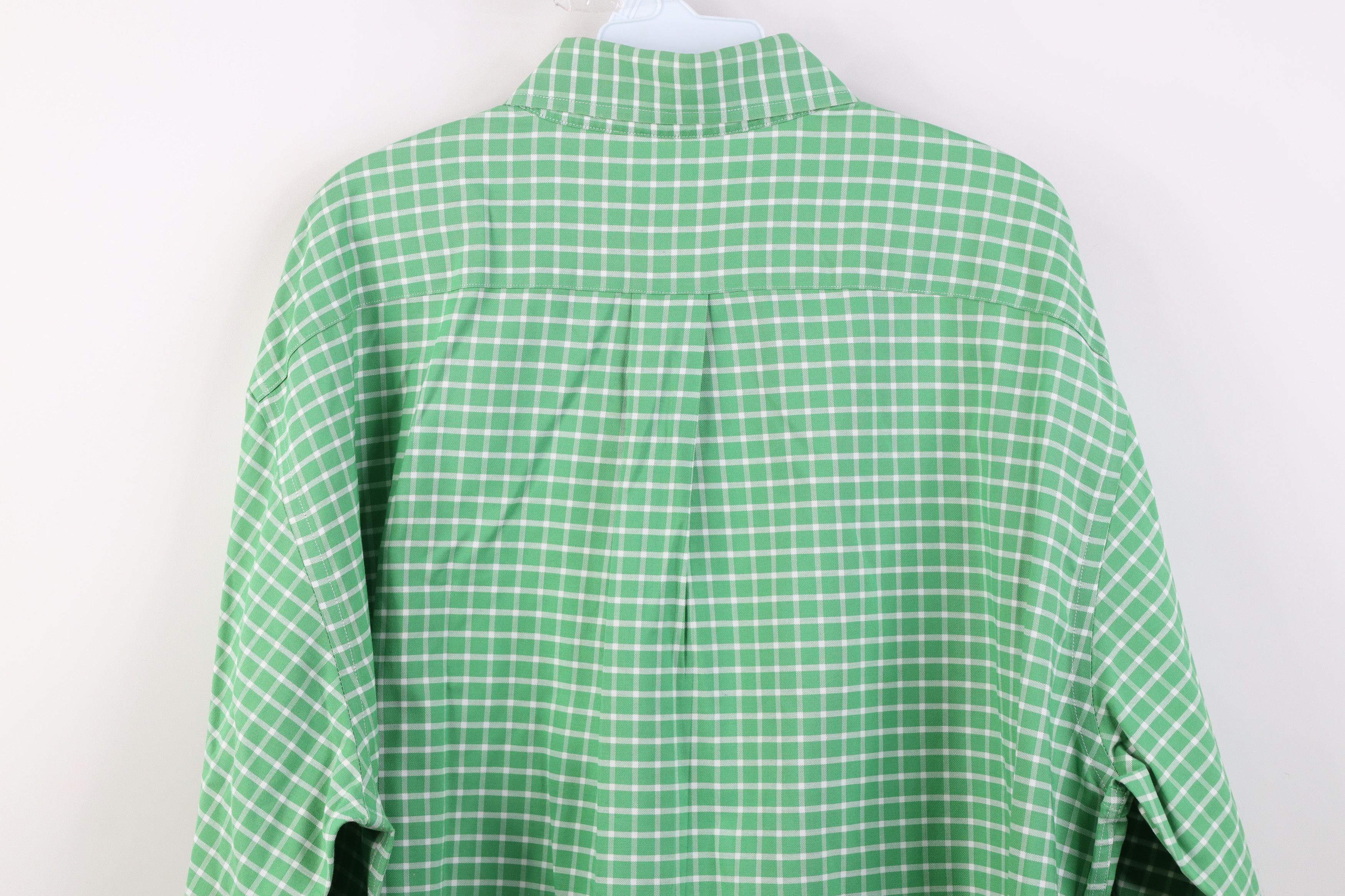 Brooks Brothers Vintage Brooks Brothers Cotton Button Down Shirt Green Plaid Size US L / EU 52-54 / 3 - 12 Thumbnail