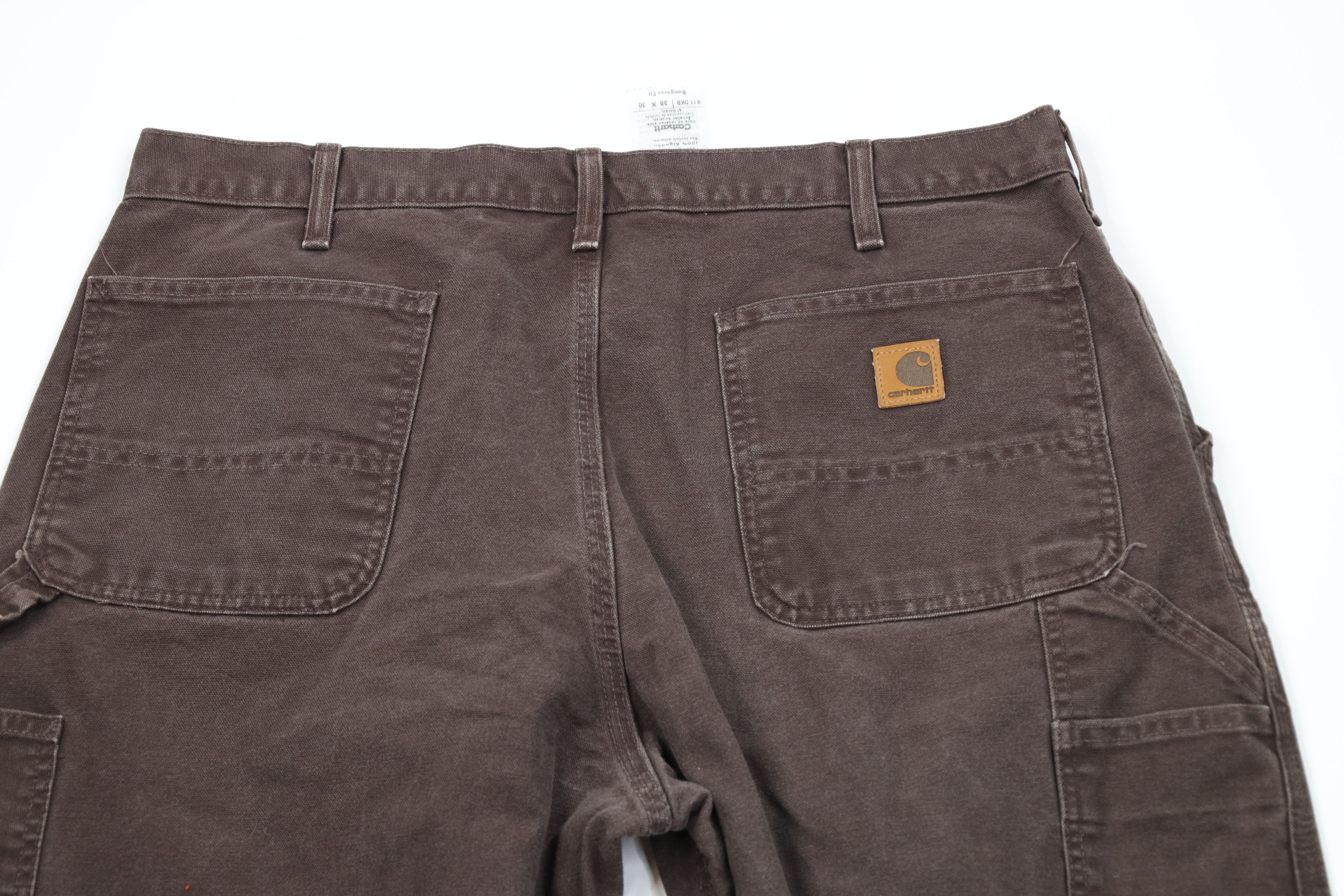 Carhartt Vintage Y2K Carhartt Canvas Wide Leg Dungaree Pants Brown Size US 38 / EU 54 - 11 Thumbnail