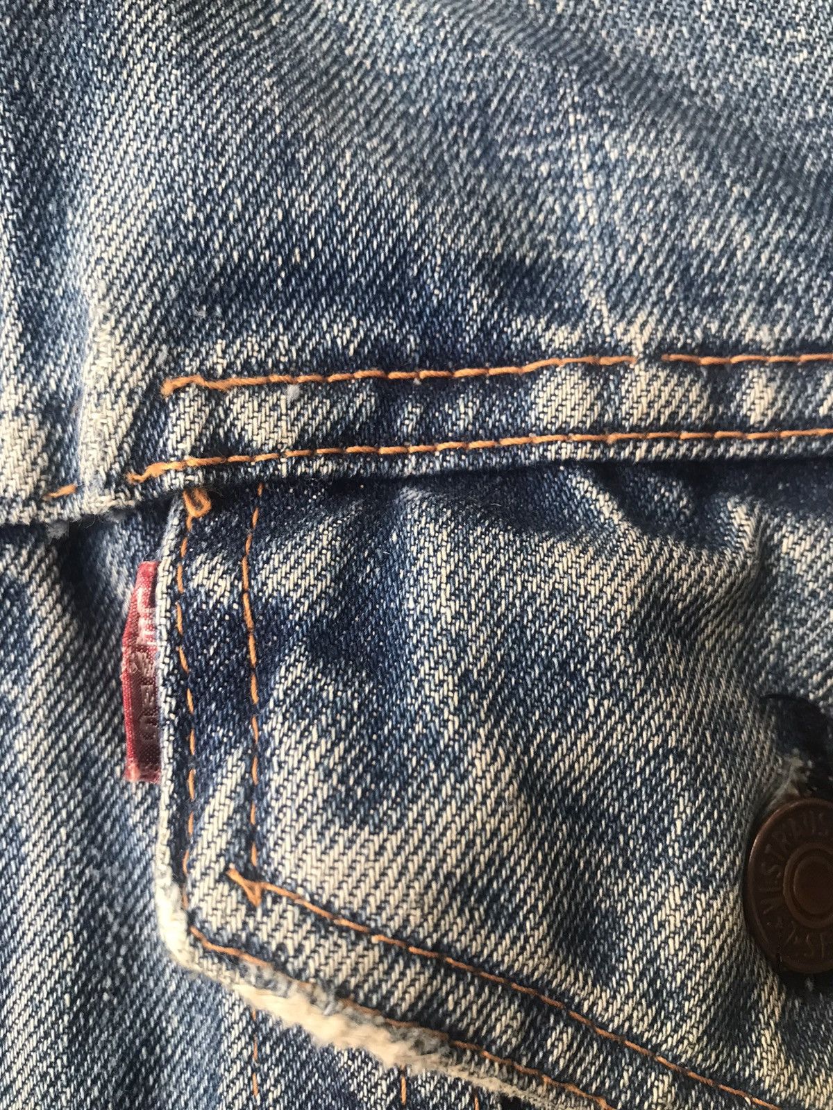 Levi's True Vintage Distressed Levis Trucker Jacket Big E Size US S / EU 44-46 / 1 - 24 Thumbnail