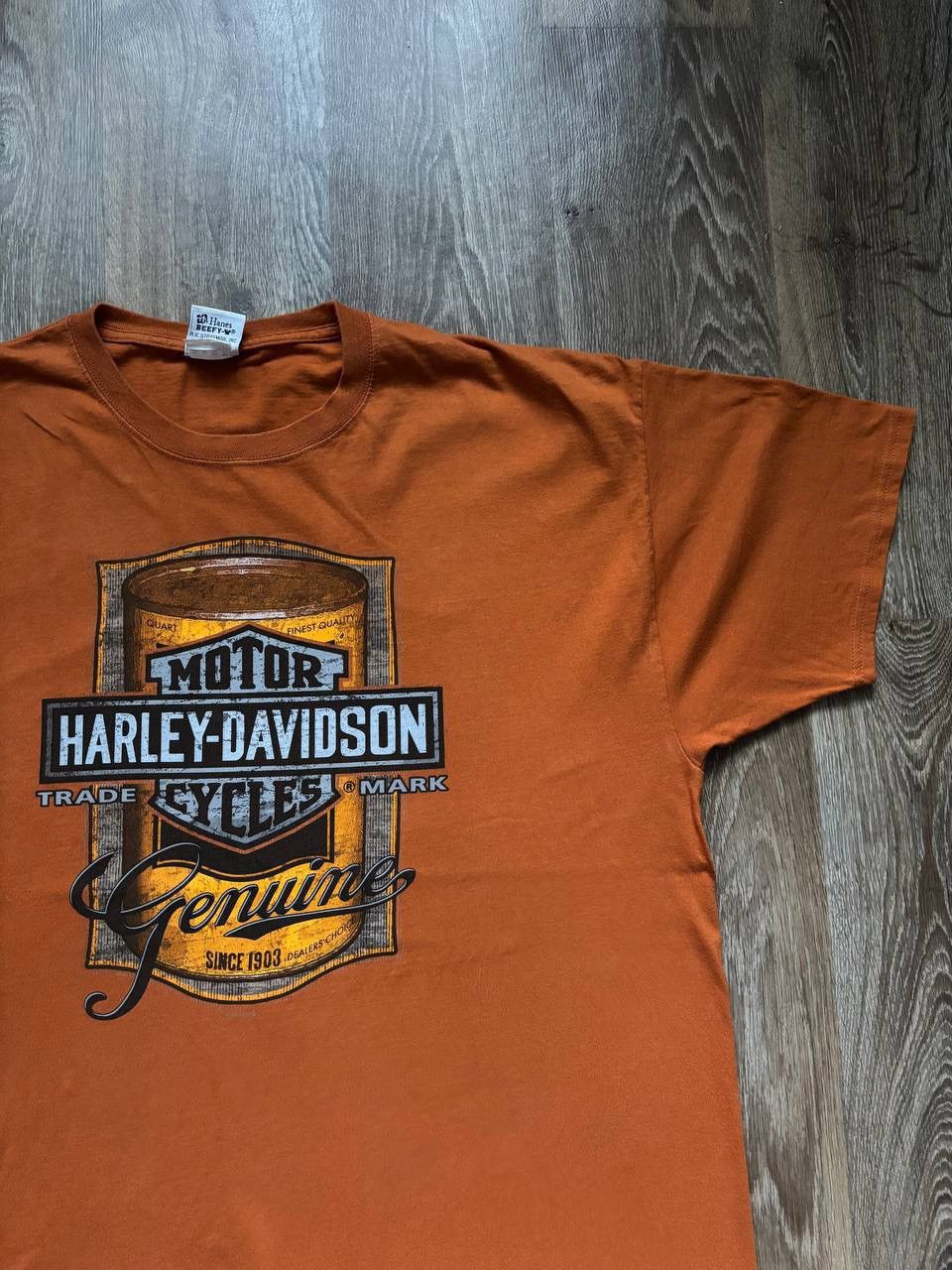Harley Davidson × Vintage Vintage Harley-Davidson "West Coast Glasgow" T-Shirt Size US XXL / EU 58 / 5 - 3 Thumbnail