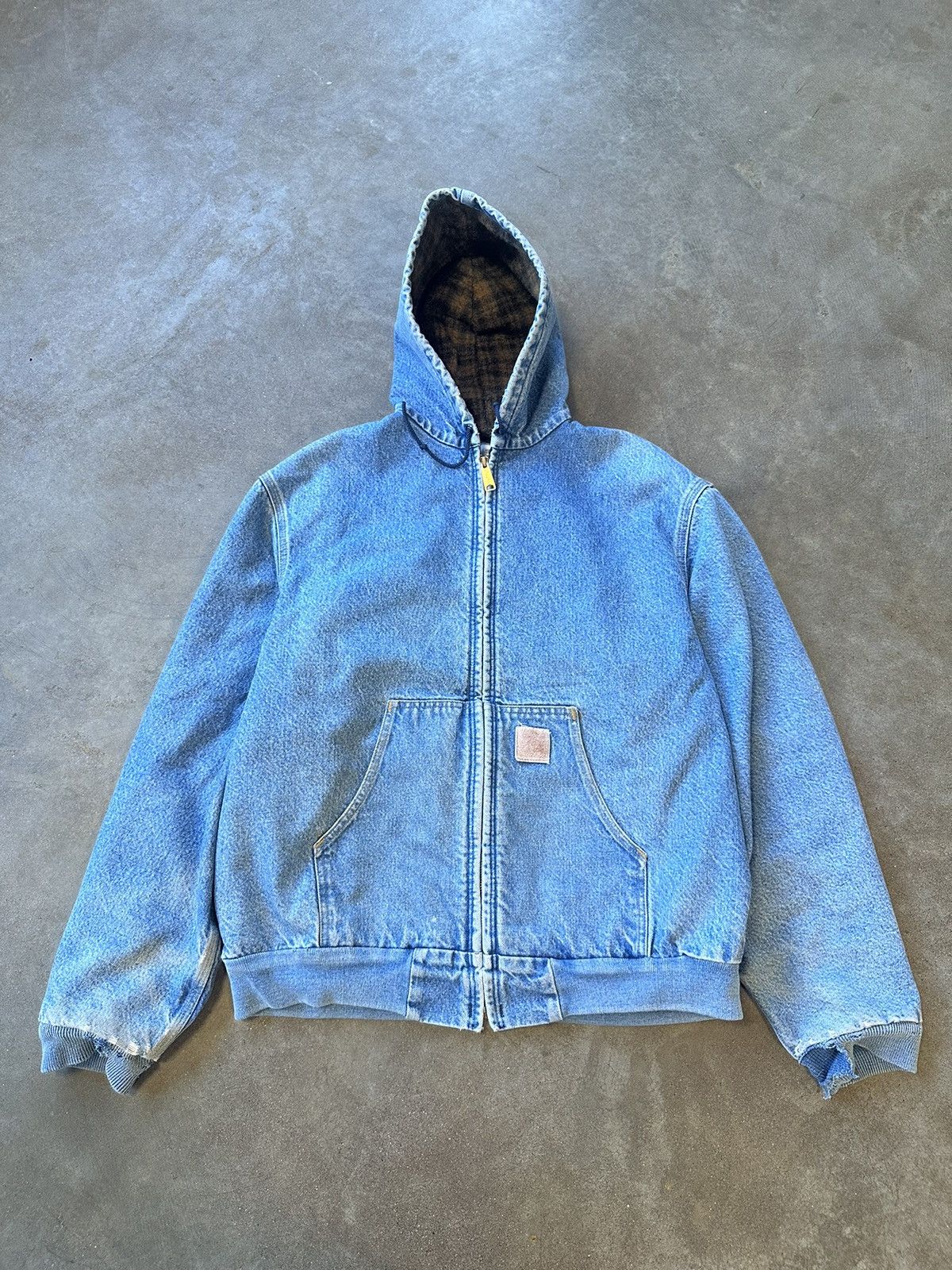 [XL] 90s Carhartt J68 BLU アクティブジャケット￼￼ Men's Vintage 90s Carhartt Hooded Jacket J68 BRK | eBay