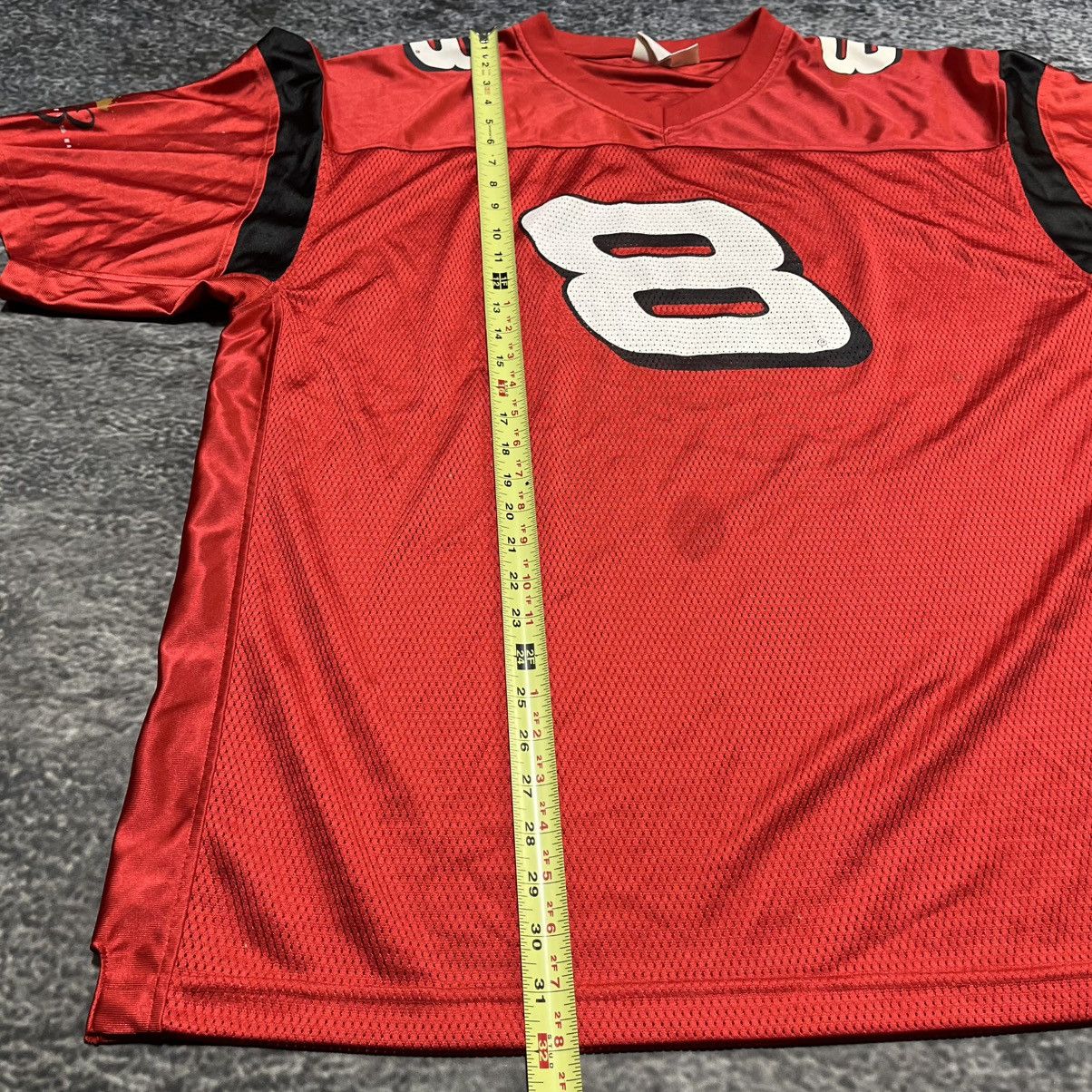 Winners Circle VINTAGE DALE EARNHARDT JR #8 BUDWEISER NASCAR JERSEY RED XL Size US XL / EU 56 / 4 - 11 Thumbnail