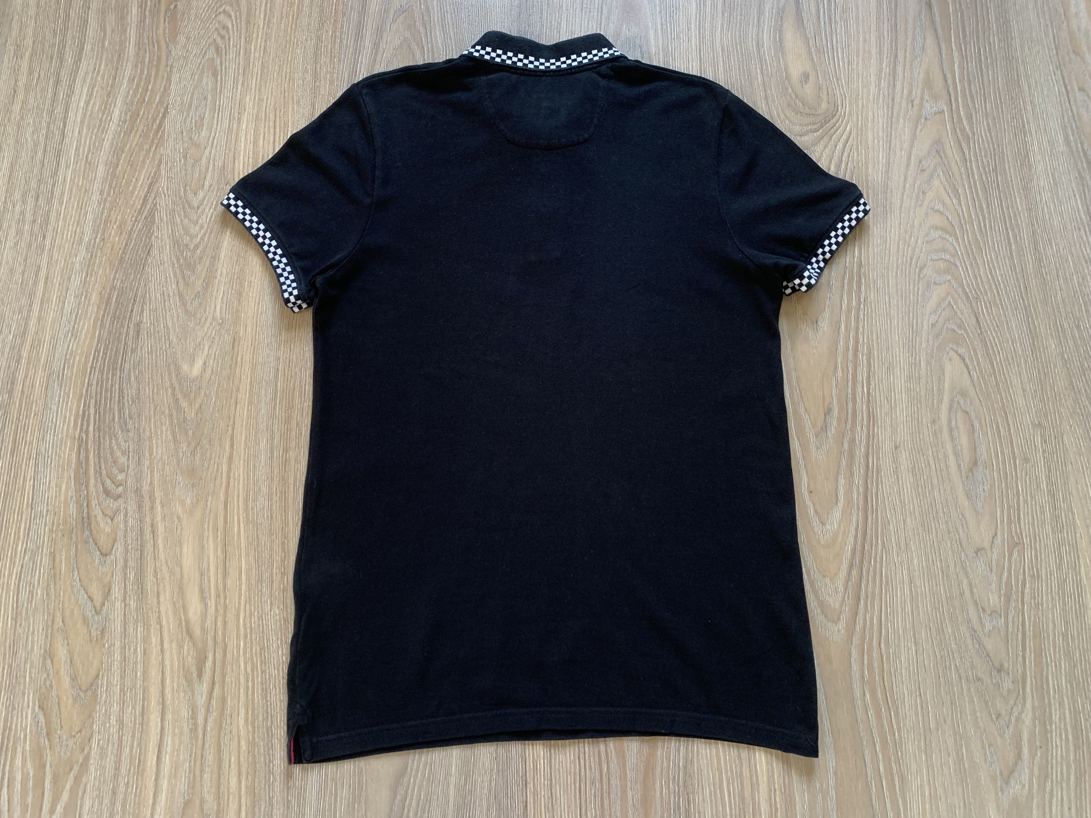 Schott Shott Black Cotton Vintage Polo Size US M / EU 48-50 / 2 - 3 Thumbnail