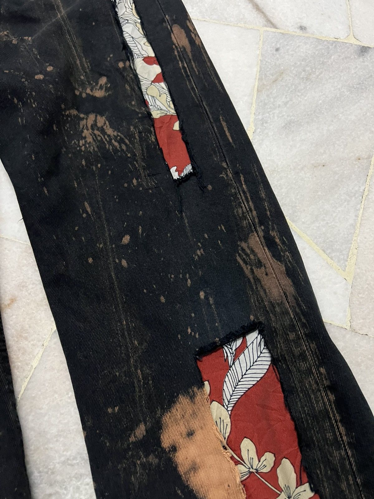 Levi's 💥Insane 90’s Levis 501 Distressed Black Jeans Size US 30 / EU 46 - 7 Thumbnail