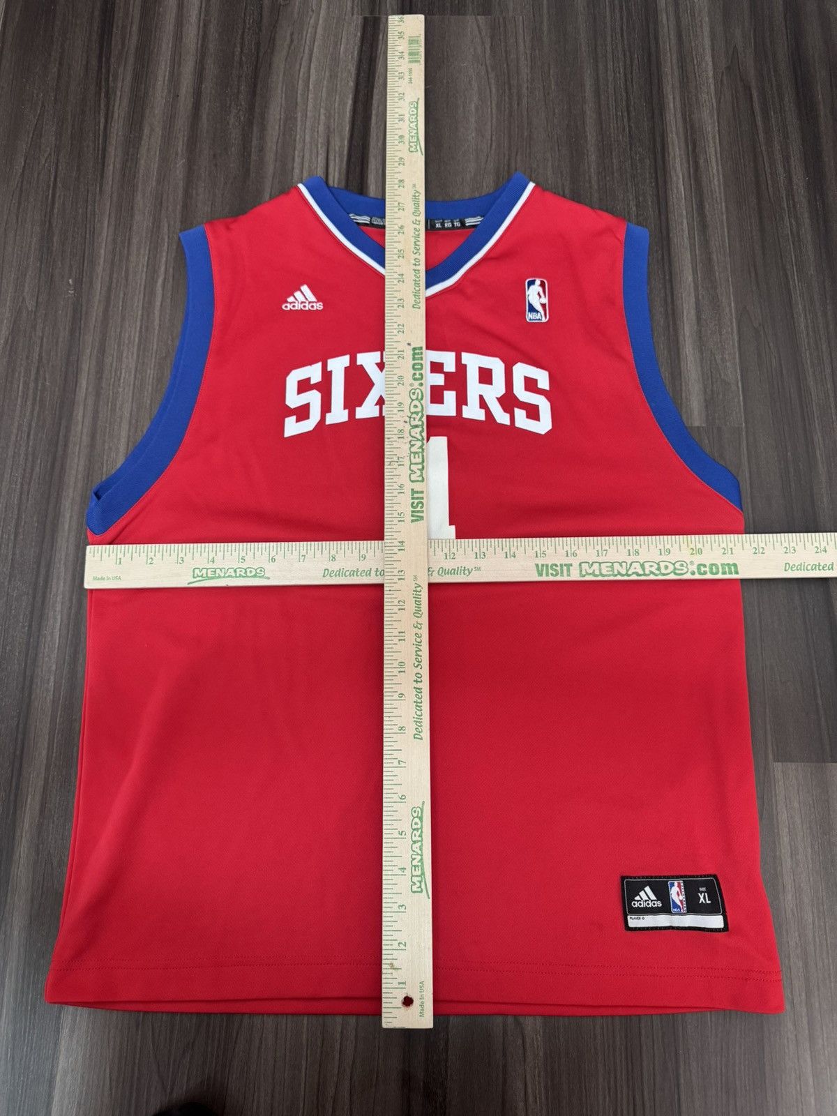 Adidas YOUTH XL 76ers Michael Carter-Williams #1 NBA Jersey Size US XL / EU 56 / 4 - 6 Thumbnail