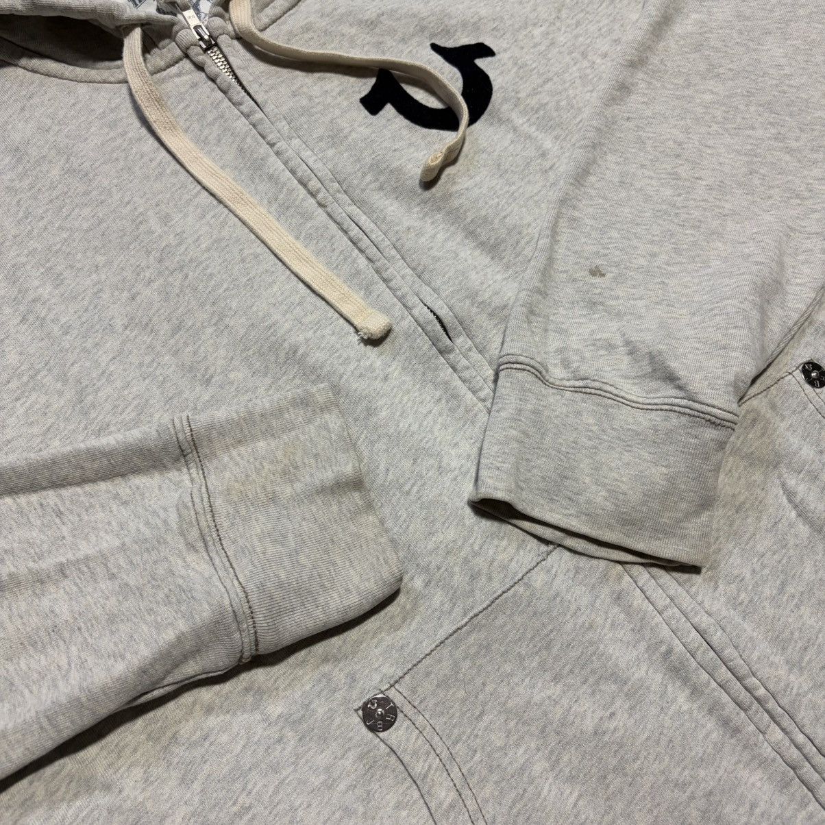 True Religion Vintage True Religion Zip Up Hoodie Sweatshirt Buddha Logo Size US XXL / EU 58 / 5 - 8 Thumbnail