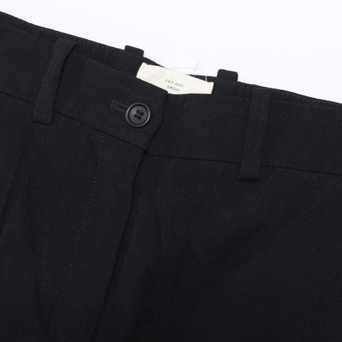 Sezane Sezane Cotton Viscose Black Pants Trousers Size 25" / US 0 / IT 36 - 7 Thumbnail