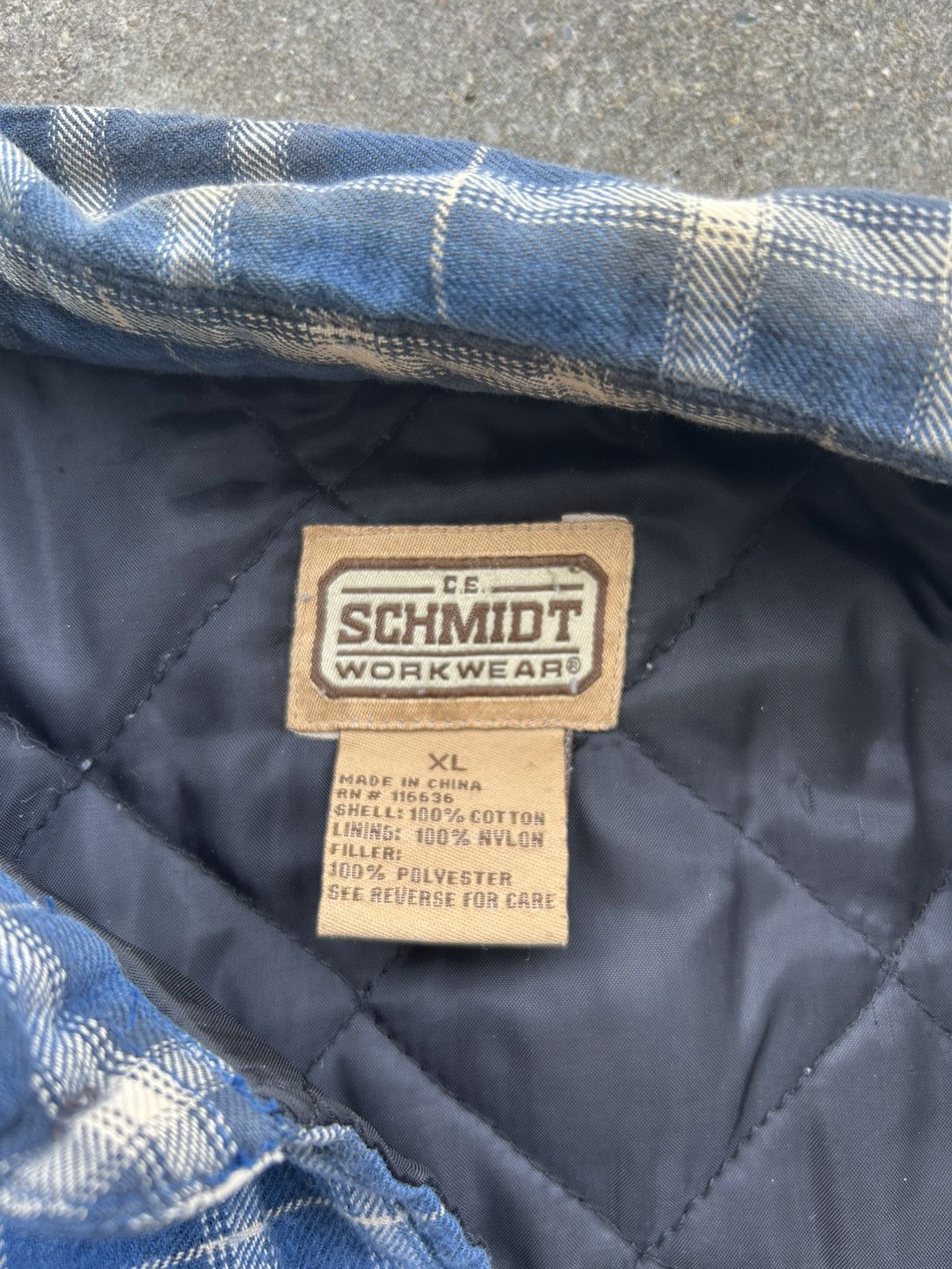 Flannel × Vintage Vintage Quilt Lined Flannel Overcoat Size US XL / EU 56 / 4 - 4 Thumbnail