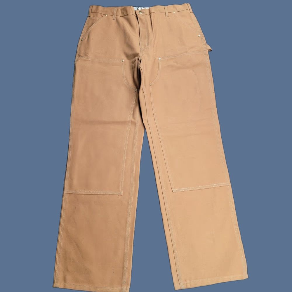 Carhartt Carhartt Pants Mens 40x34 Brown Loose Fit Double Front Utility Workwear USA Size US 40 / EU 56 - 1 Thumbnail