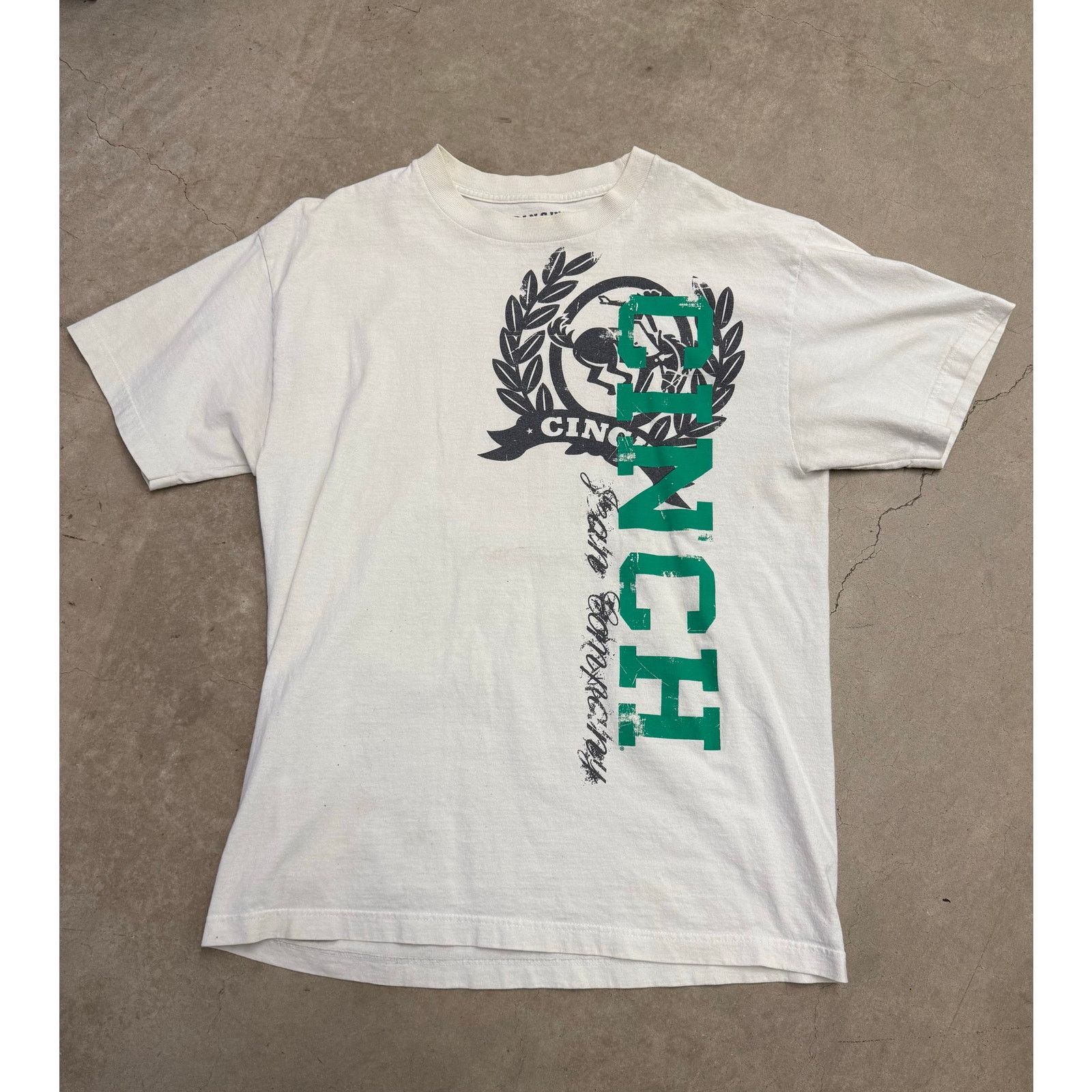 CINCH Cinch y2k green side hit T-shirt Size US L / EU 52-54 / 3 - 3 Thumbnail