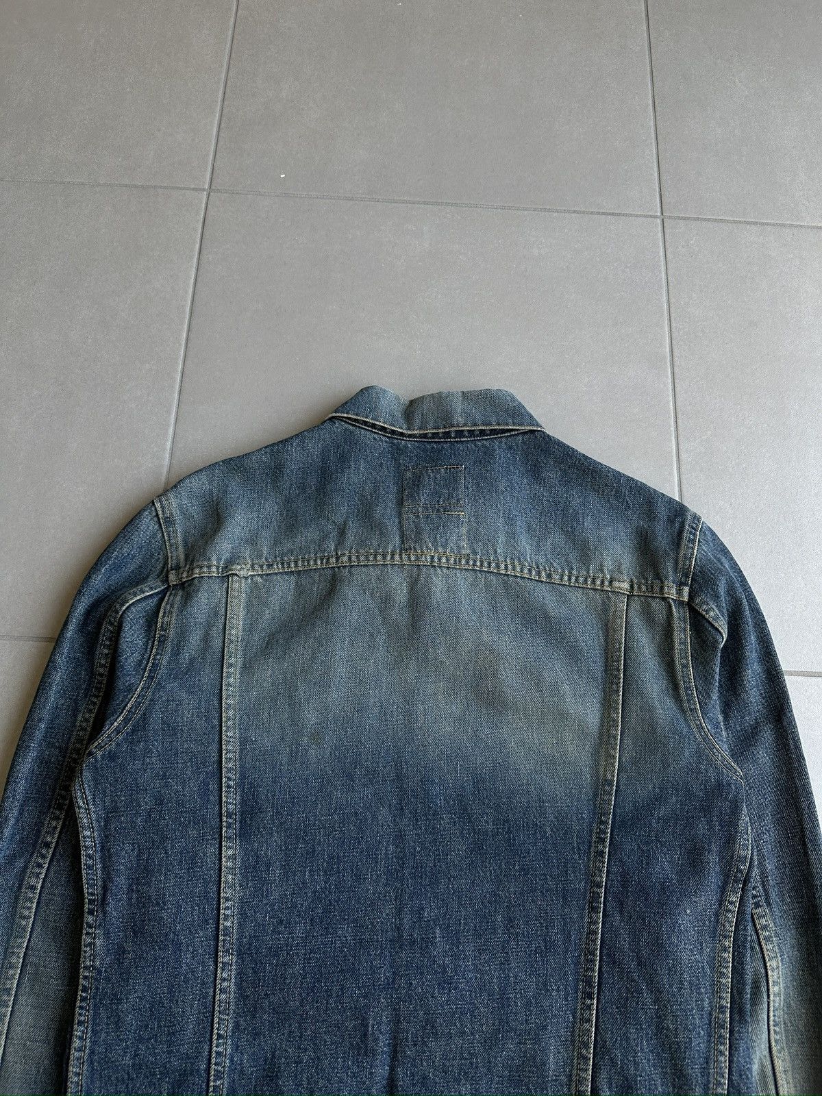 Helmut Lang Helmut Lang 2000s vintage dark denim classic 2 pocket jacket Size US M / EU 48-50 / 2 - 8 Thumbnail