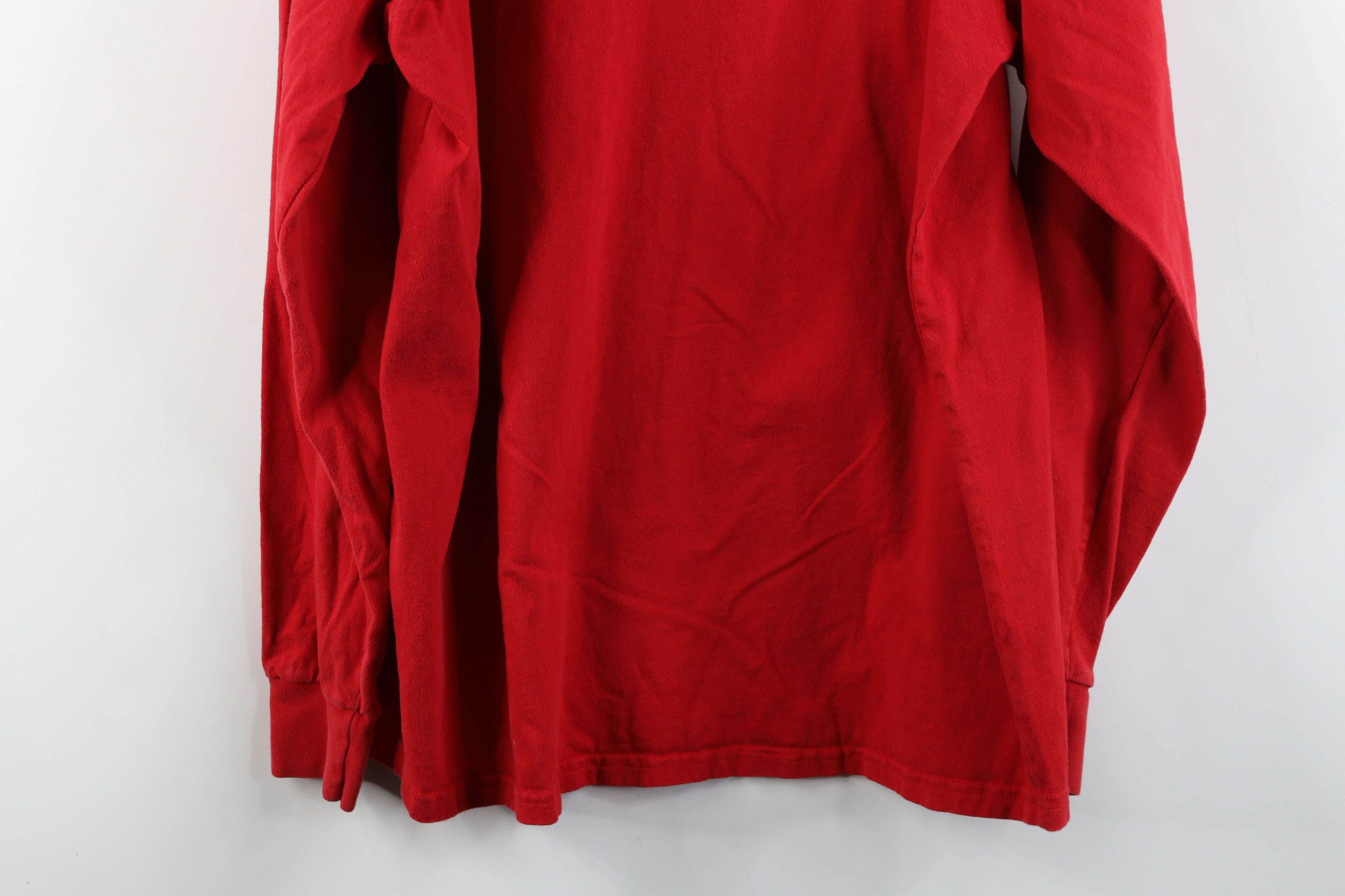 Russell Athletic × Vintage Vintage 90s Russell Athletic Mock Neck Long Sleeve T-Shirt Size US L / EU 52-54 / 3 - 11 Thumbnail