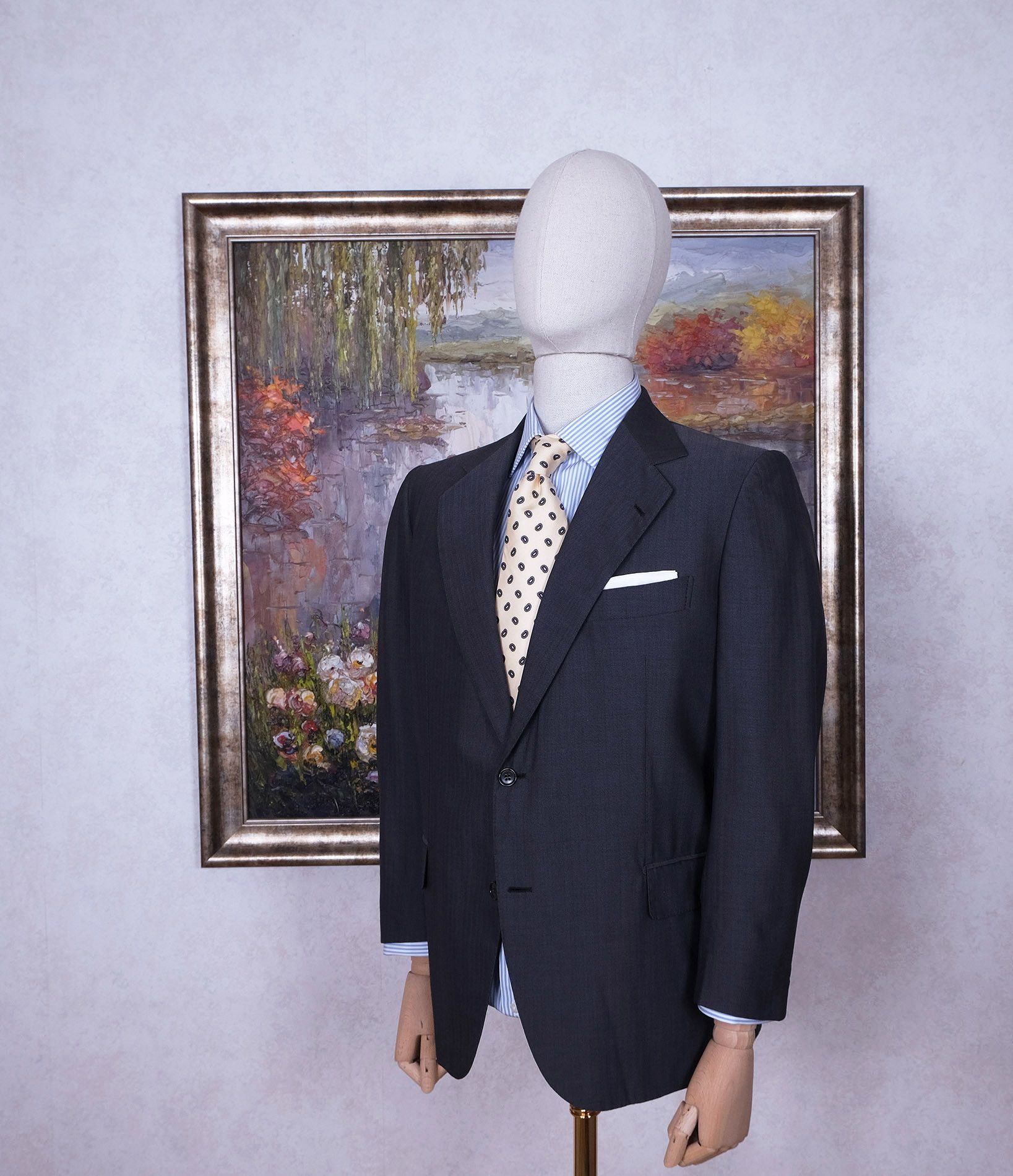 Other Sartoria Concolato, blue Jacket, Size 40, Shorter, bespoke Size 40S - 3 Thumbnail