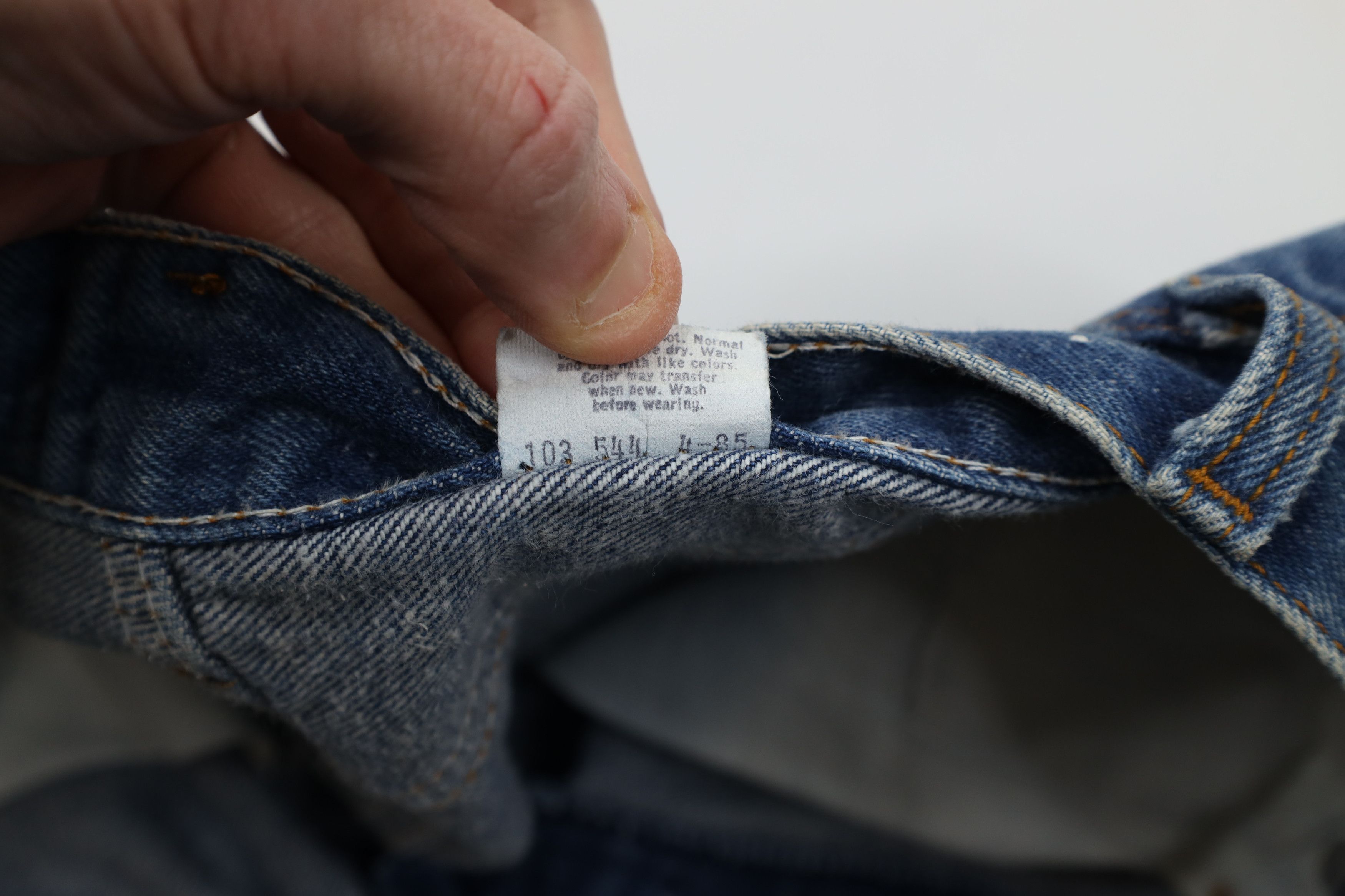 Levi's Vintage 80s Levis 501xx Button Fly Original Fit Jeans USA Size 34" / US 12 / IT 48 - 10 Thumbnail