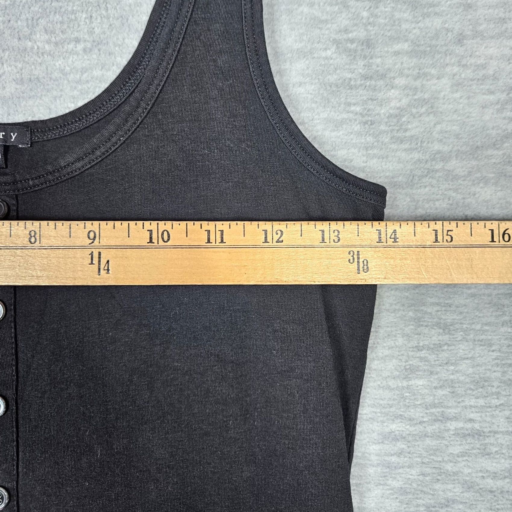 Theory Theory Black Tank Dress Women's Tank Dress P/TP Petite Size S / US 4 / IT 40 - 6 Thumbnail