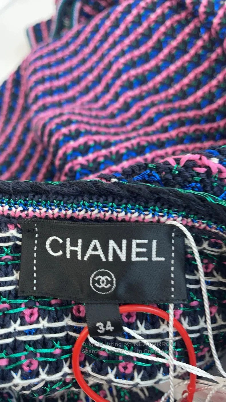 Chanel Chanel Colorful Knit Cardigan Coat. Size US XS / EU 42 / 0 - 3 Thumbnail