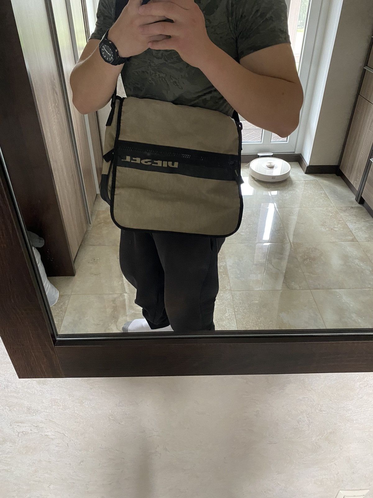 Diesel Vintage Rare 90s Diesel Big Logo Bag Japanese Nylon Y2K Size ONE SIZE - 9 Thumbnail