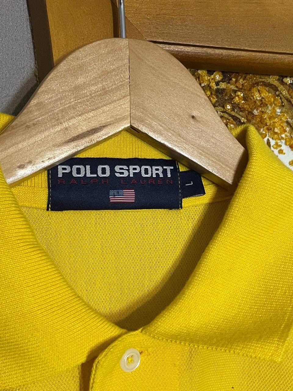 Polo Ralph Lauren × Vintage Vintage Polo Ralph Lauren T-shirt Rugby USA Flag RRL Striped Size US L / EU 52-54 / 3 - 5 Thumbnail