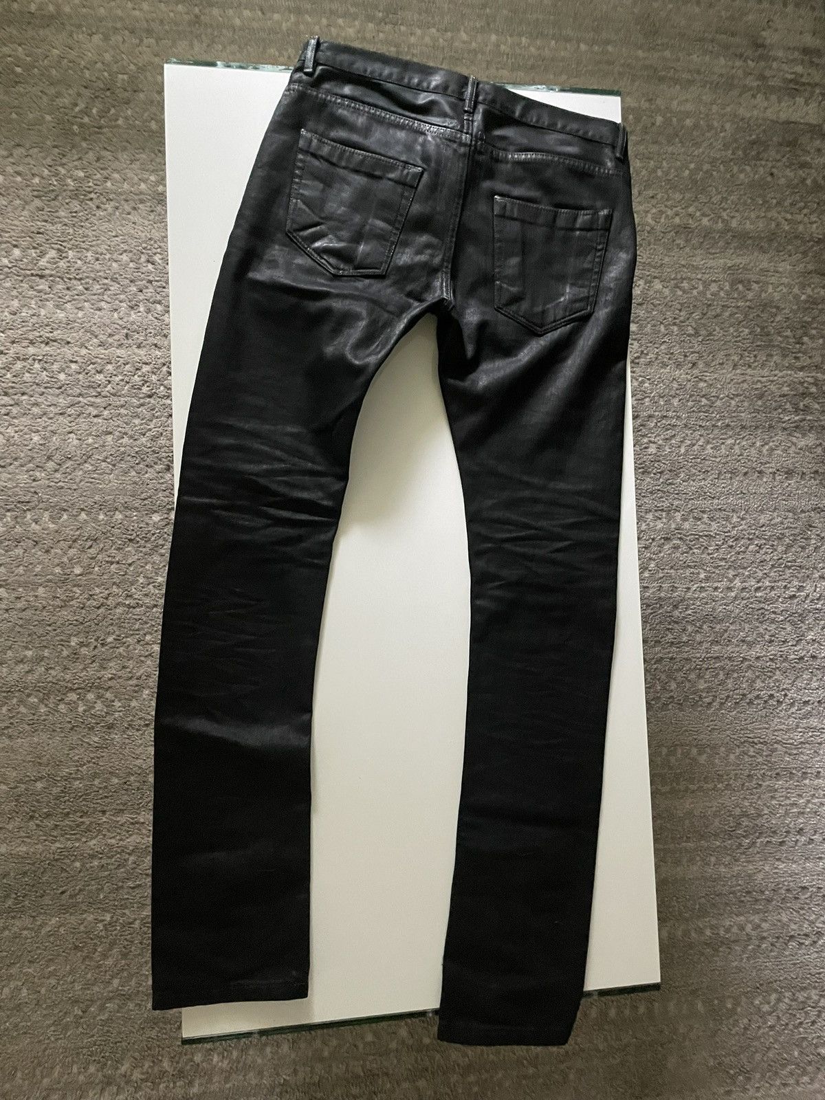 Rick Owens Rick Owens Detroit Cut Waxed Denim Size US 30 / EU 46 - 2 Thumbnail