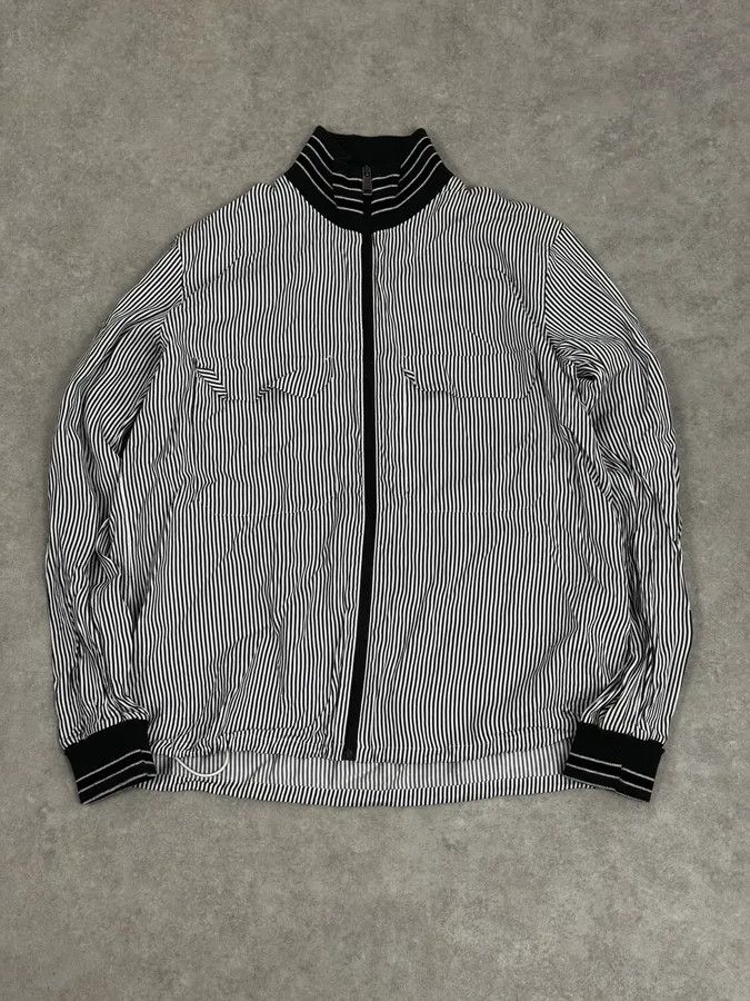 Jil Sander AW2015 Jil Sander Black & White Striped Light Zip-Up Jacket Size US M / EU 48-50 / 2 - 1 Thumbnail