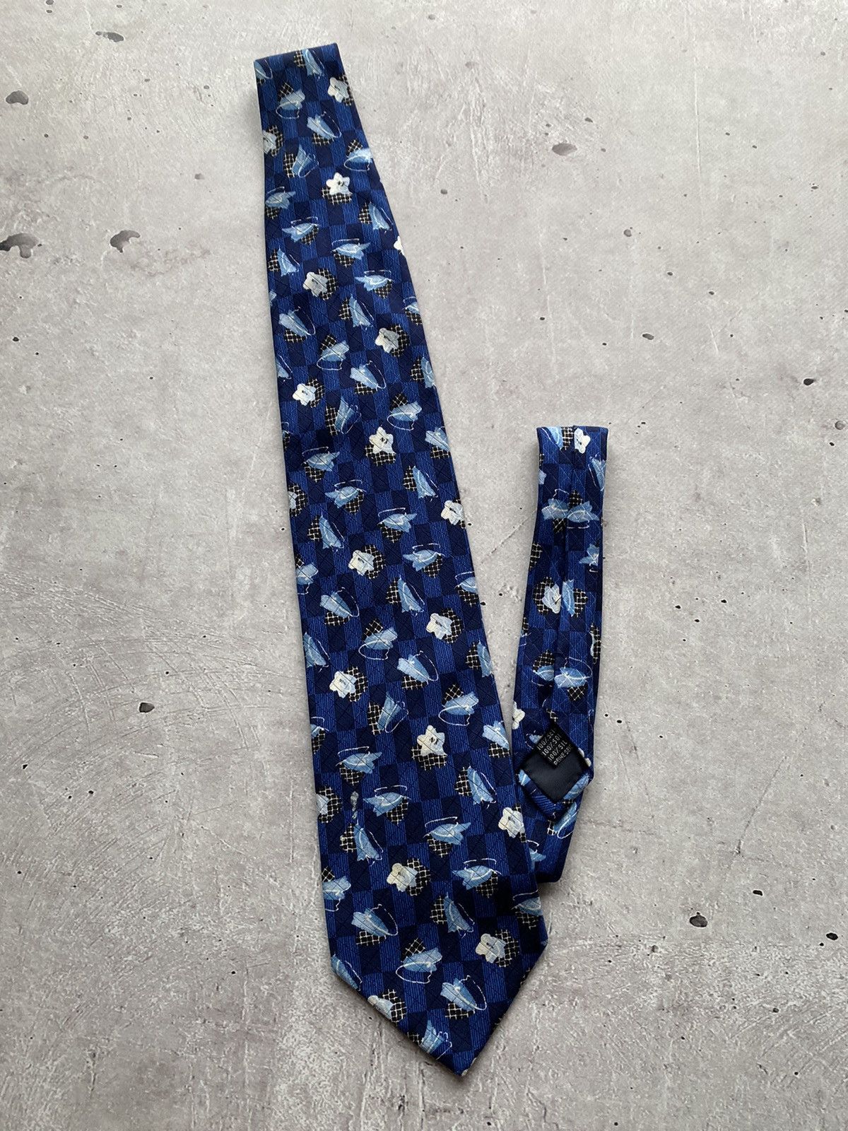 Designer Karl Lagerfeld Paris Designer Luxury Textured Silk Blend tie Size ONE SIZE - 1 Thumbnail
