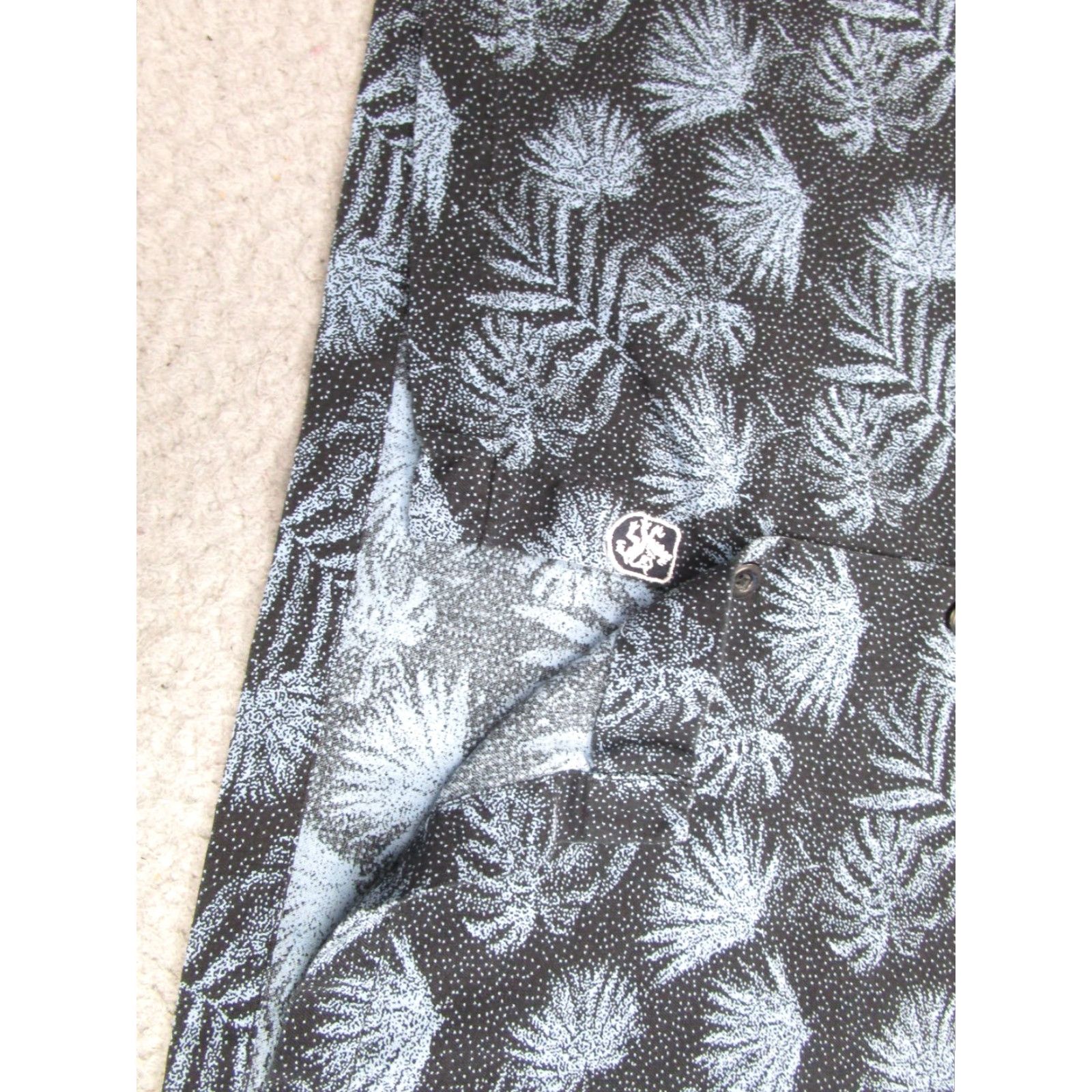 Nat Nast Nat Nast Shirt Mens M Blue Floral Short Sleeve Button Front Collared Cotton Silk Hawaiian Aloha Casual Tropical Size US M / EU 48-50 / 2 - 5 Thumbnail