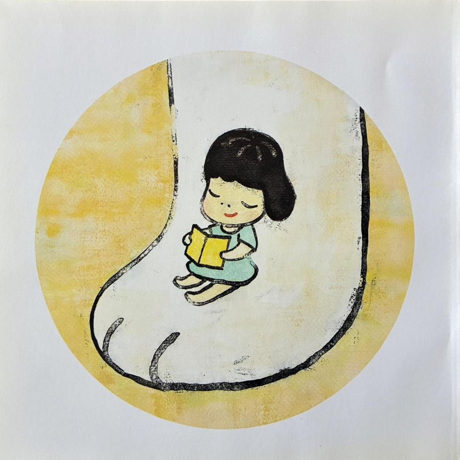 Japanese Brand × Vintage Nara Yoshimoto Nara art prints 9x9 Japanese artist artwork Size ONE SIZE - 2 Thumbnail