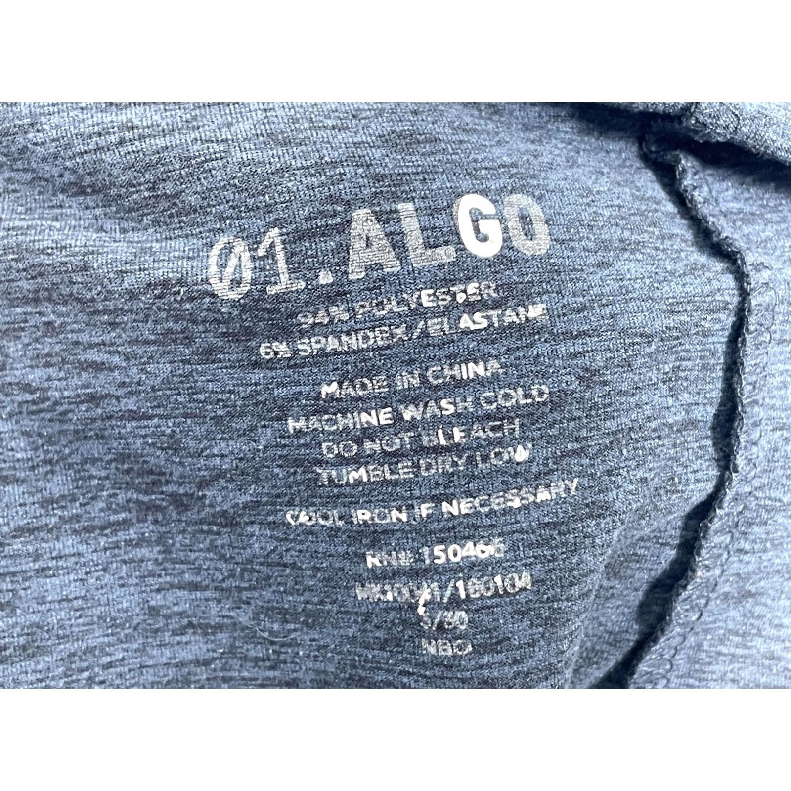 Vintage 01.ALGO Shirt Mens XL Blue Short Sleeve Henley Performance T-Shirt Tagless Size US XL / EU 56 / 4 - 7 Thumbnail
