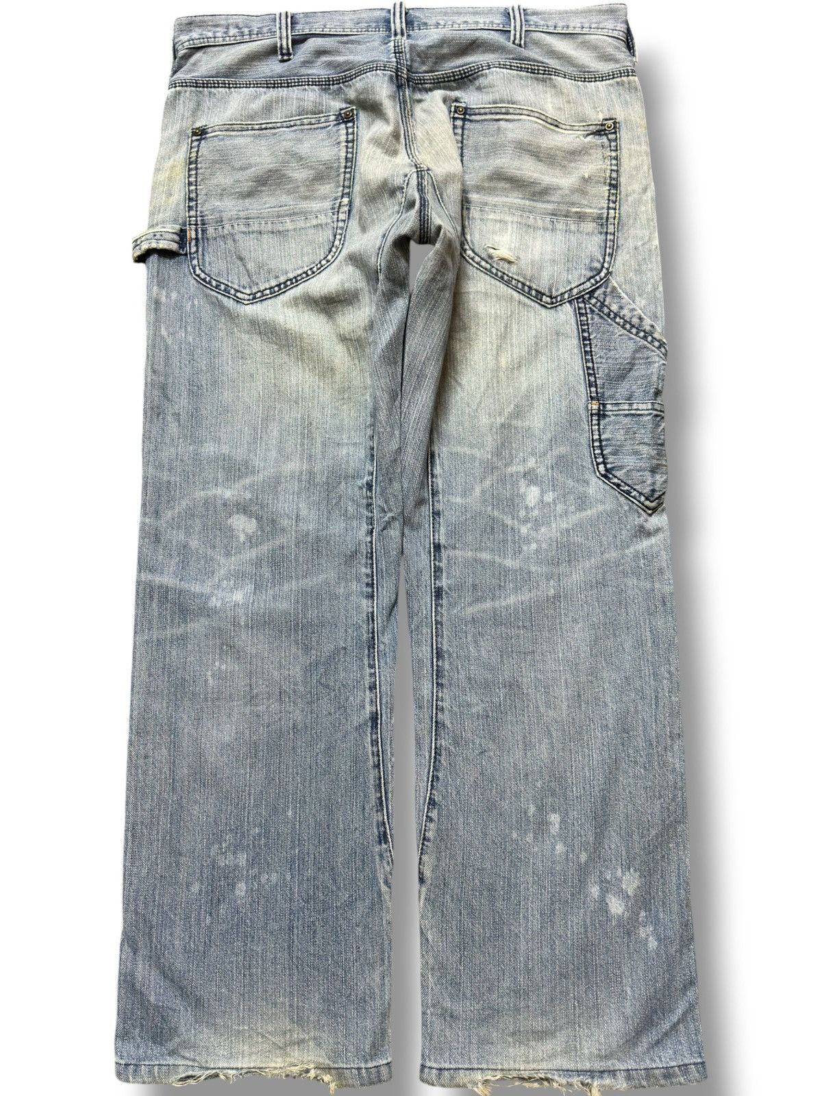 Hysteric Glamour Vintage UJ Jeans Cargo Double Knee Tactical Denim Size US 35 - 4 Thumbnail