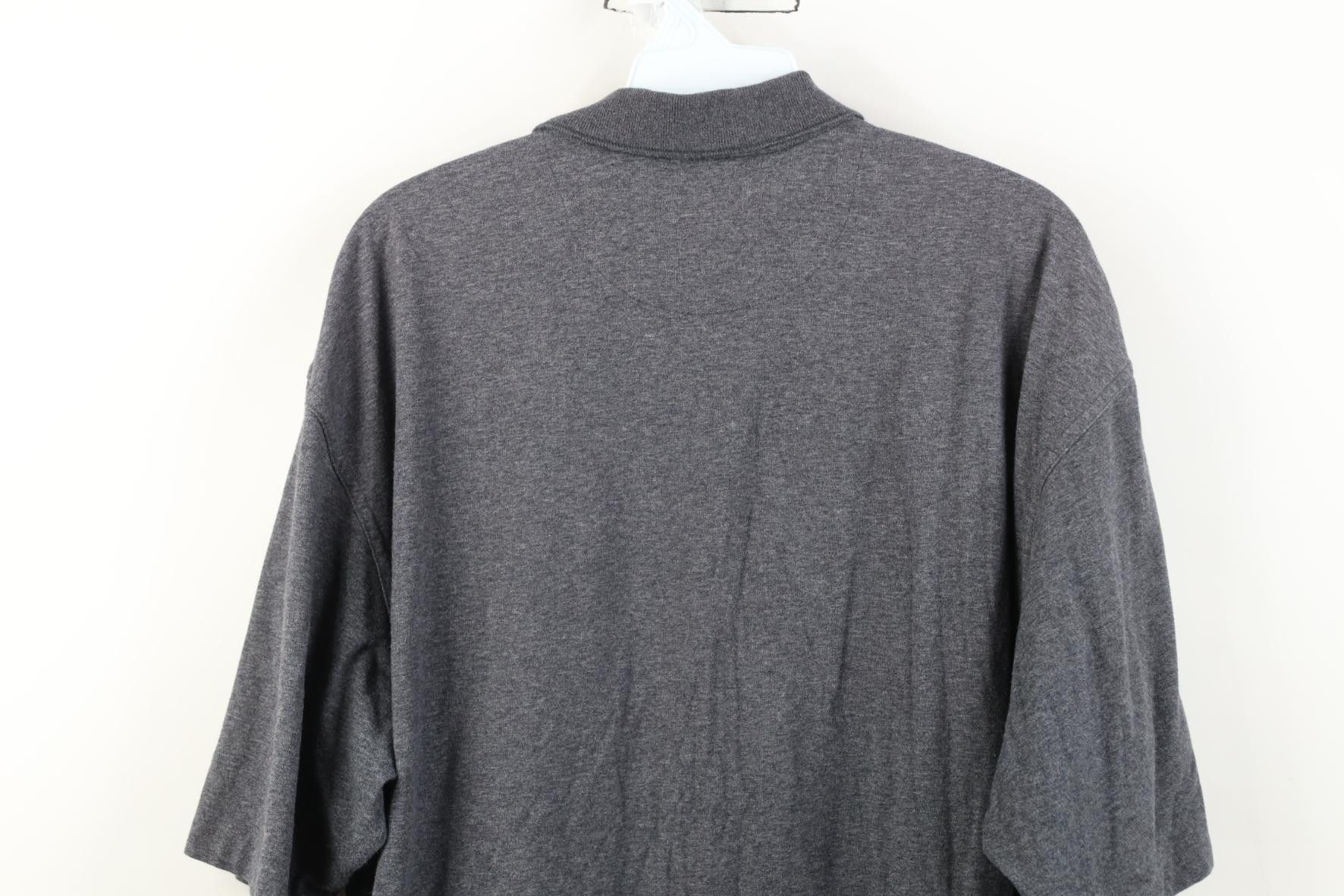 Nike Vintage Nike Golf Scott Mini Swoosh Collared Polo Shirt Gray Size US XL / EU 56 / 4 - 15 Thumbnail