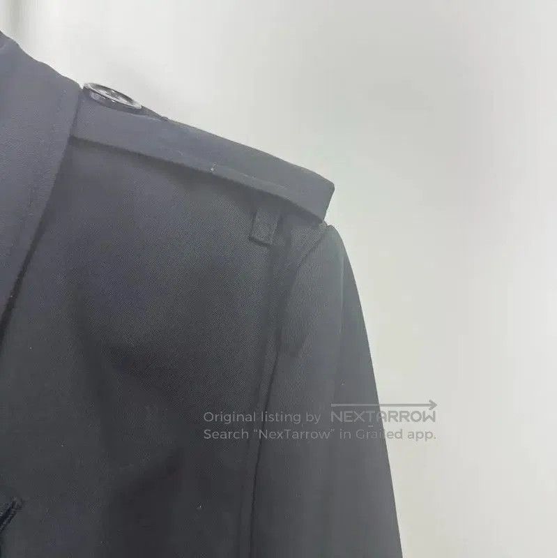Burberry Burberry Black Cotton Women's Trench Coat. Size L / US 10 / IT 46 - 4 Thumbnail