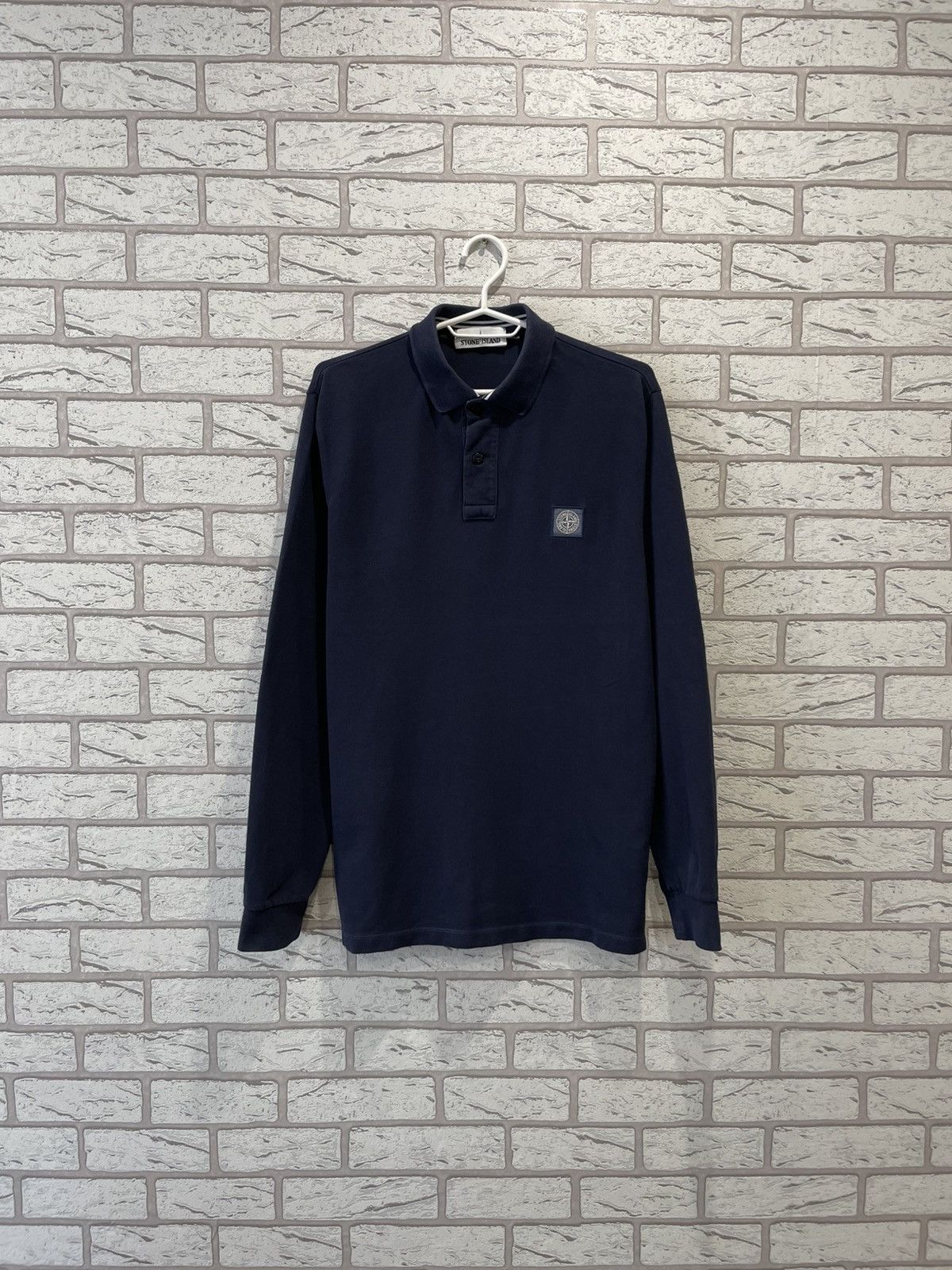 Stone Island Stone Island Patch Program Long Sleeve Polo T Shirt Tee Size US M / EU 48-50 / 2 - 1 Thumbnail