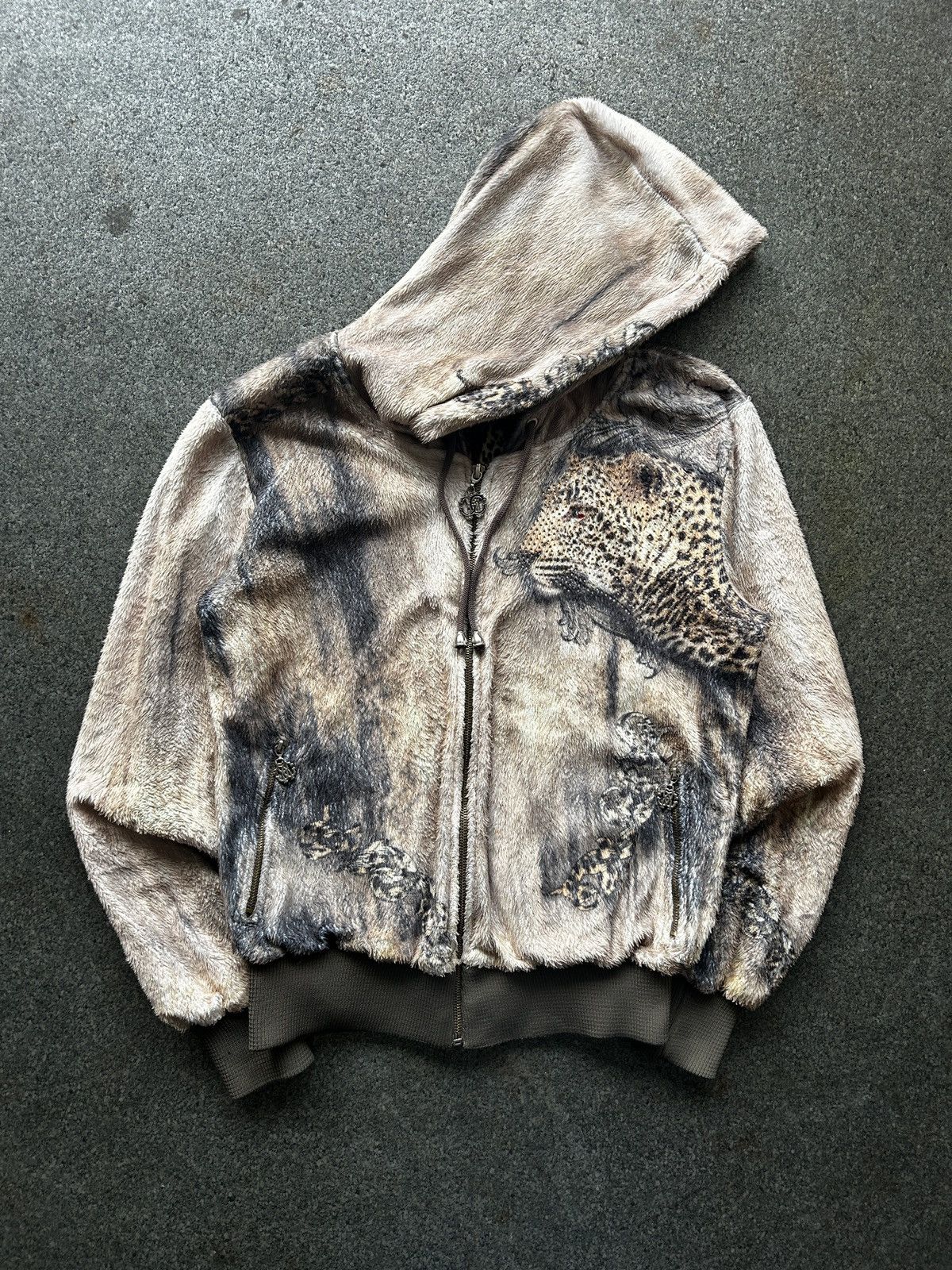 Just cavalli leopard hoodie deals
