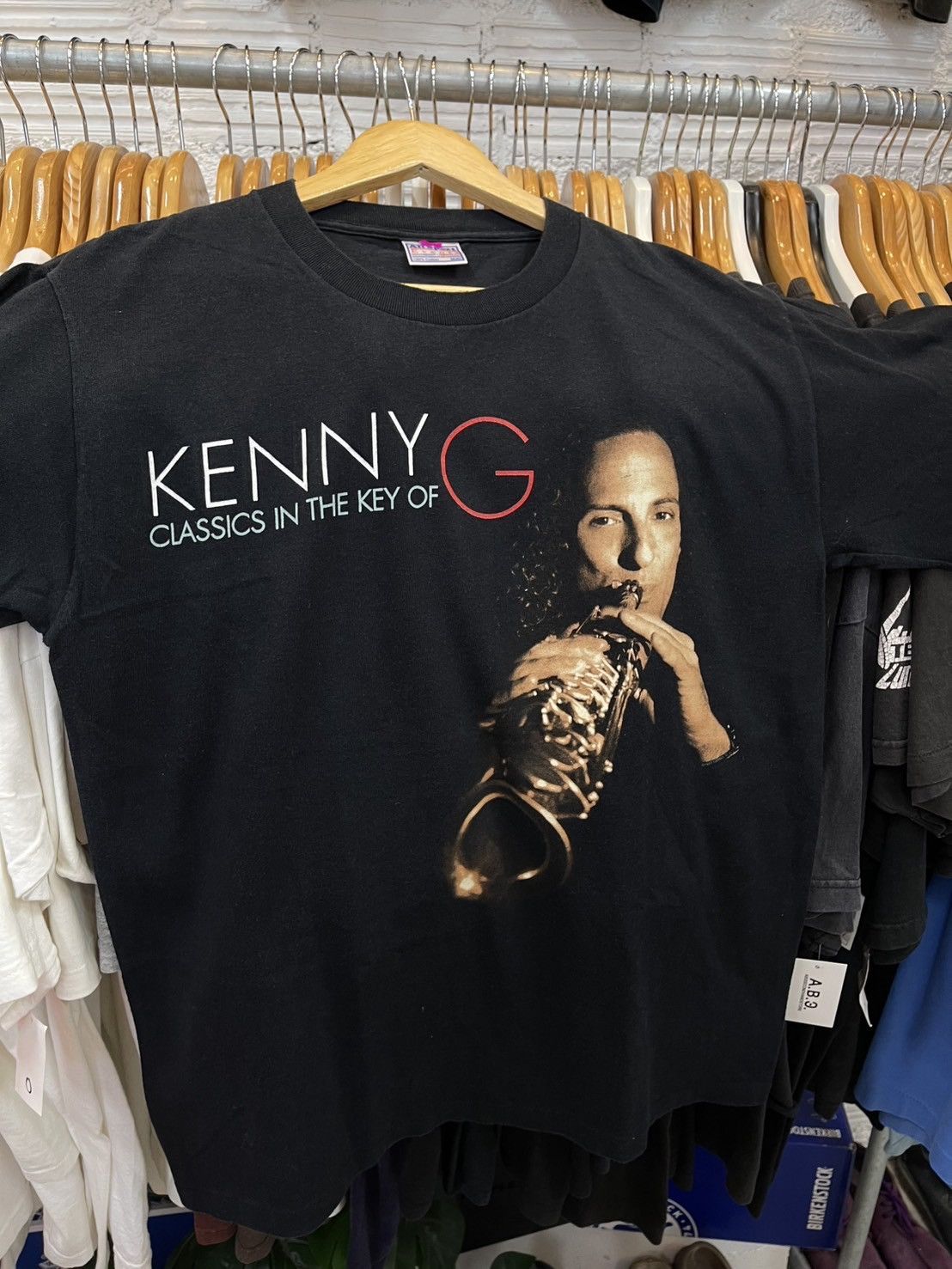 Band Tees Kenny G Vintage T Shirt 90’ Size US M / EU 48-50 / 2 - 3 Thumbnail