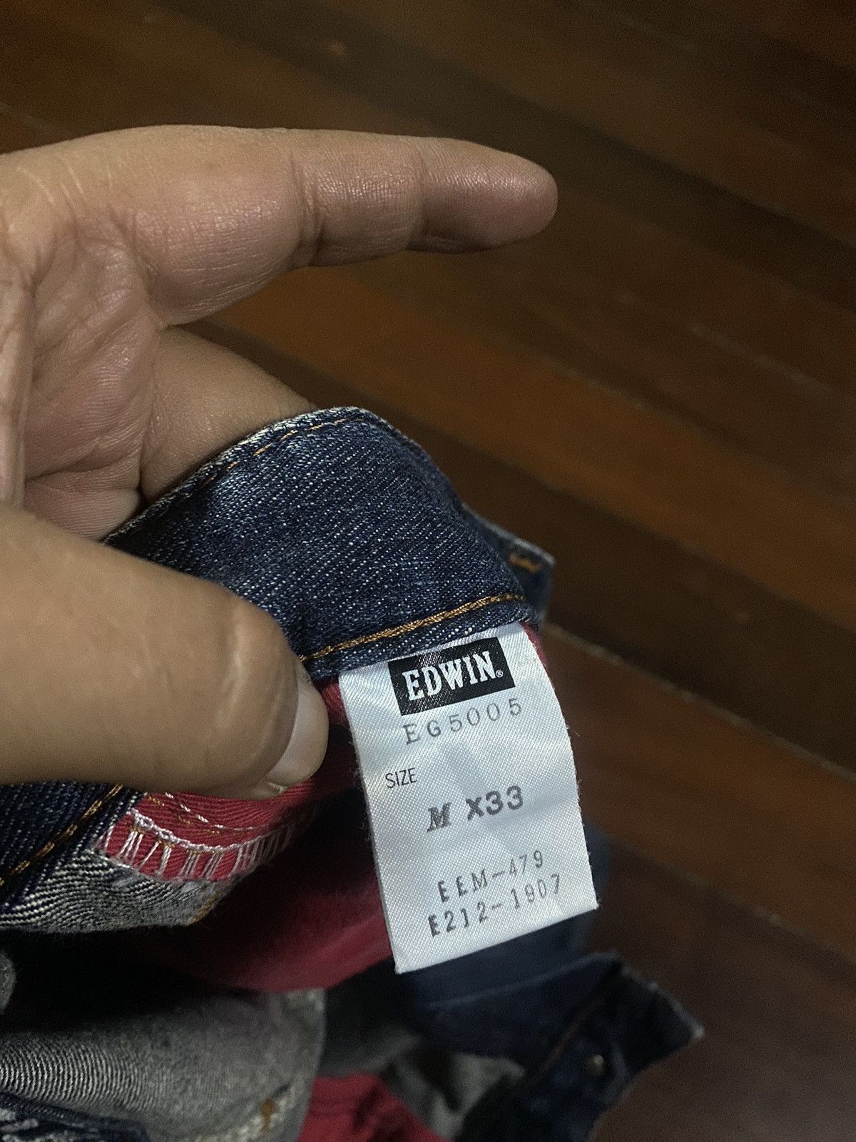 Edwin × Japanese Brand FIRE 🔥 EDWIN E-FUNCTION CURVE FLARE JEANS Size US 32 / EU 48 - 22 Thumbnail