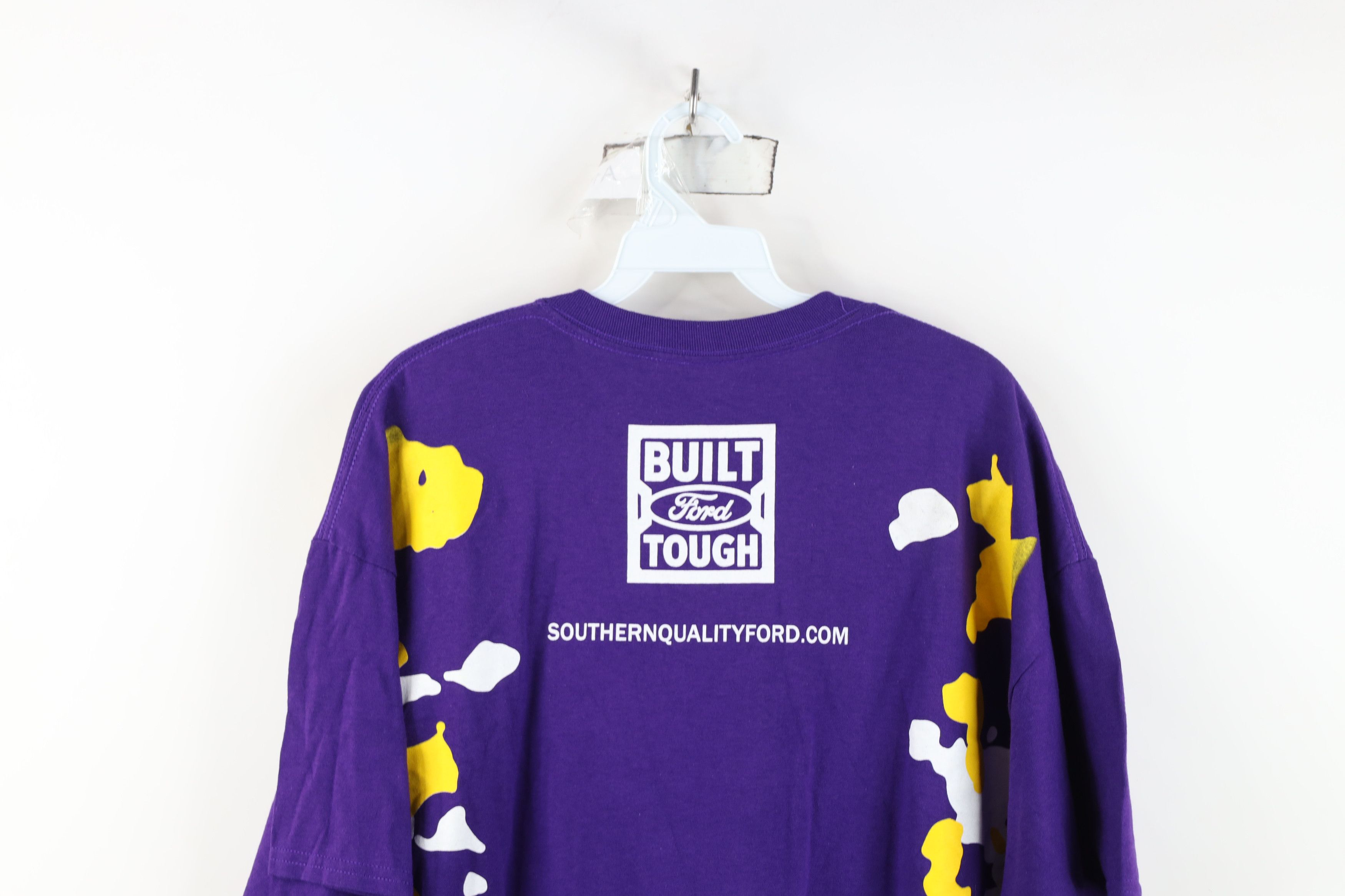 Vintage Vintage 90s Y2K Louisiana State University T-Shirt Purple Size US L / EU 52-54 / 3 - 15 Thumbnail