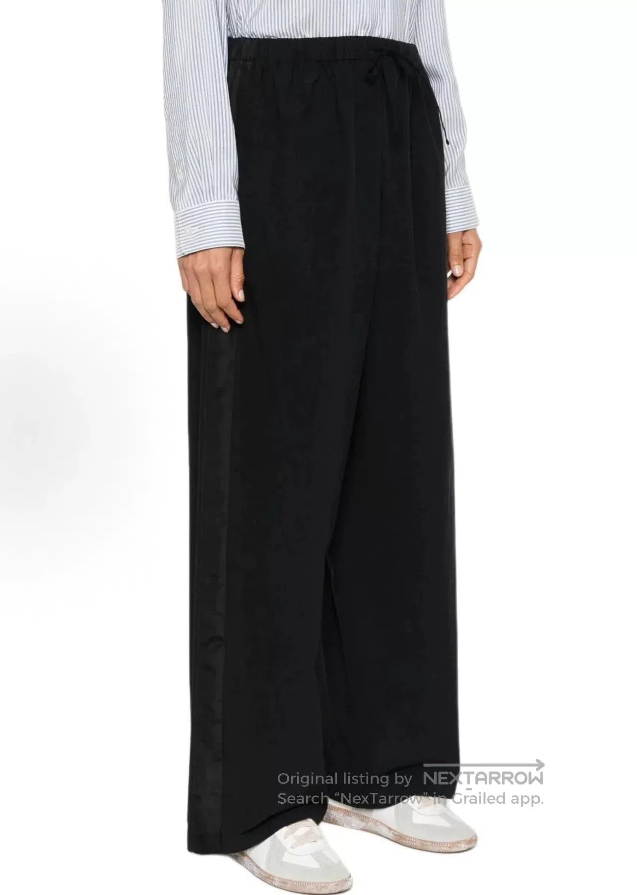 The Row The Row Black Casual Wide-Leg Pants. Size 30" / US 8 / IT 44 - 2 Thumbnail