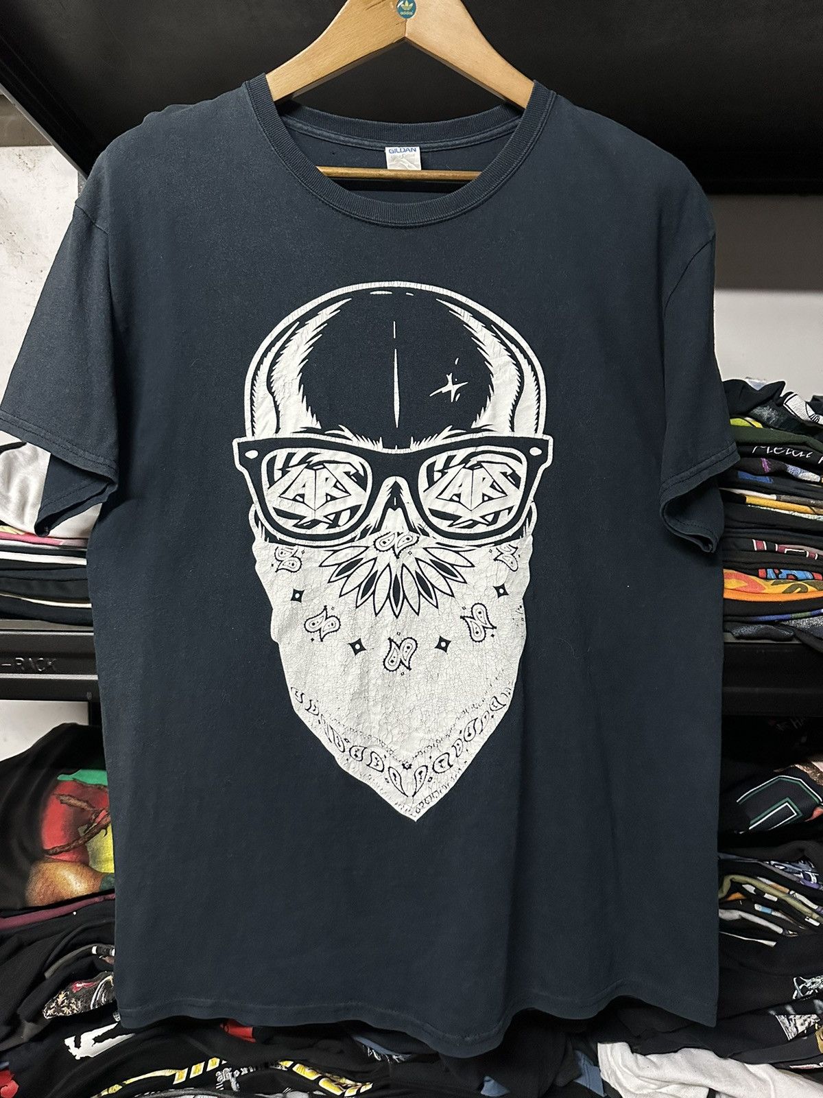 Band Tees × Vintage Vintage LAST MNE Last American Rock Stars Sun Faded Tee Size US L / EU 52-54 / 3 - 1 Thumbnail
