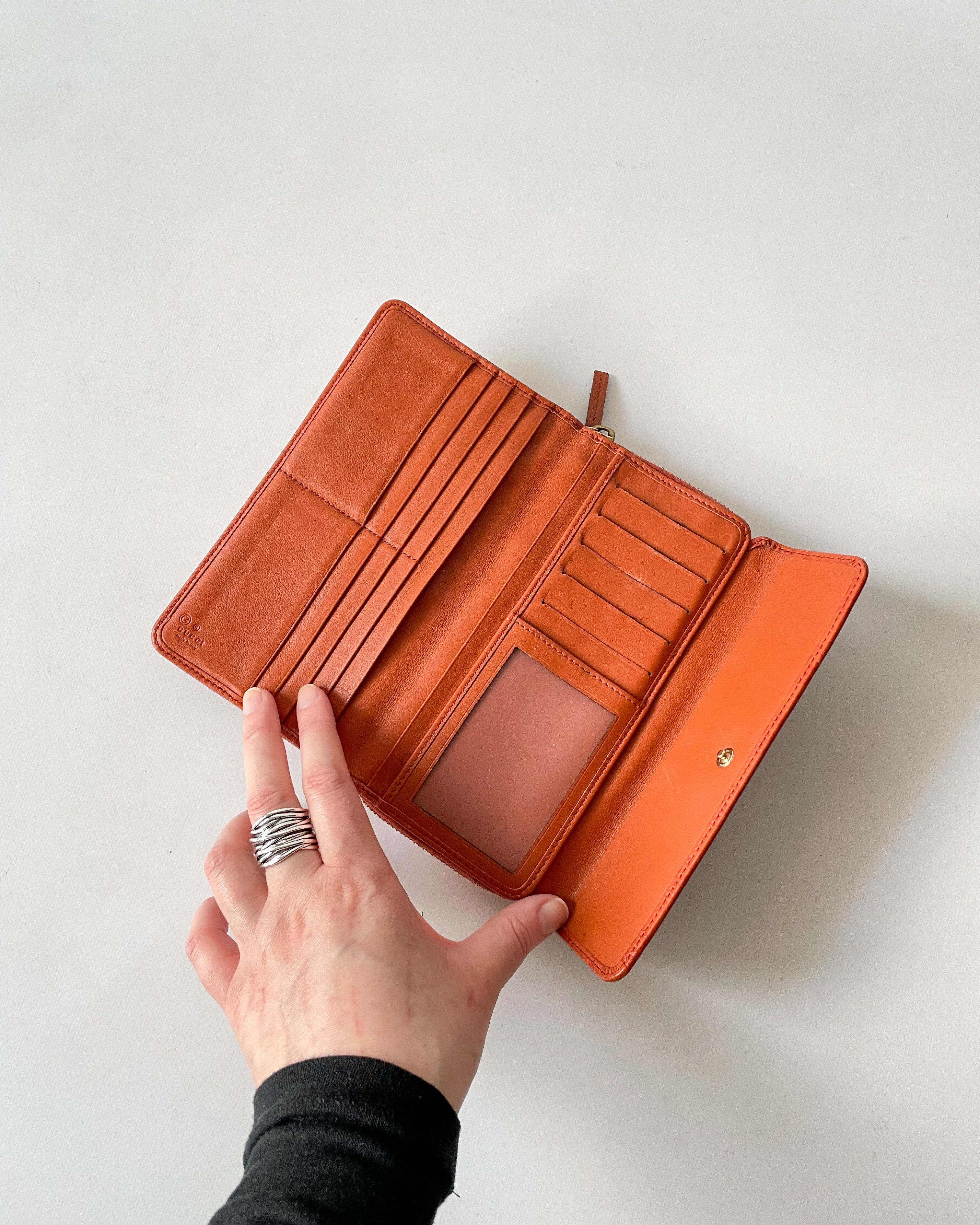 Gucci Gucci Leather Guccissima Zip Around Wallet Size ONE SIZE - 10 Thumbnail