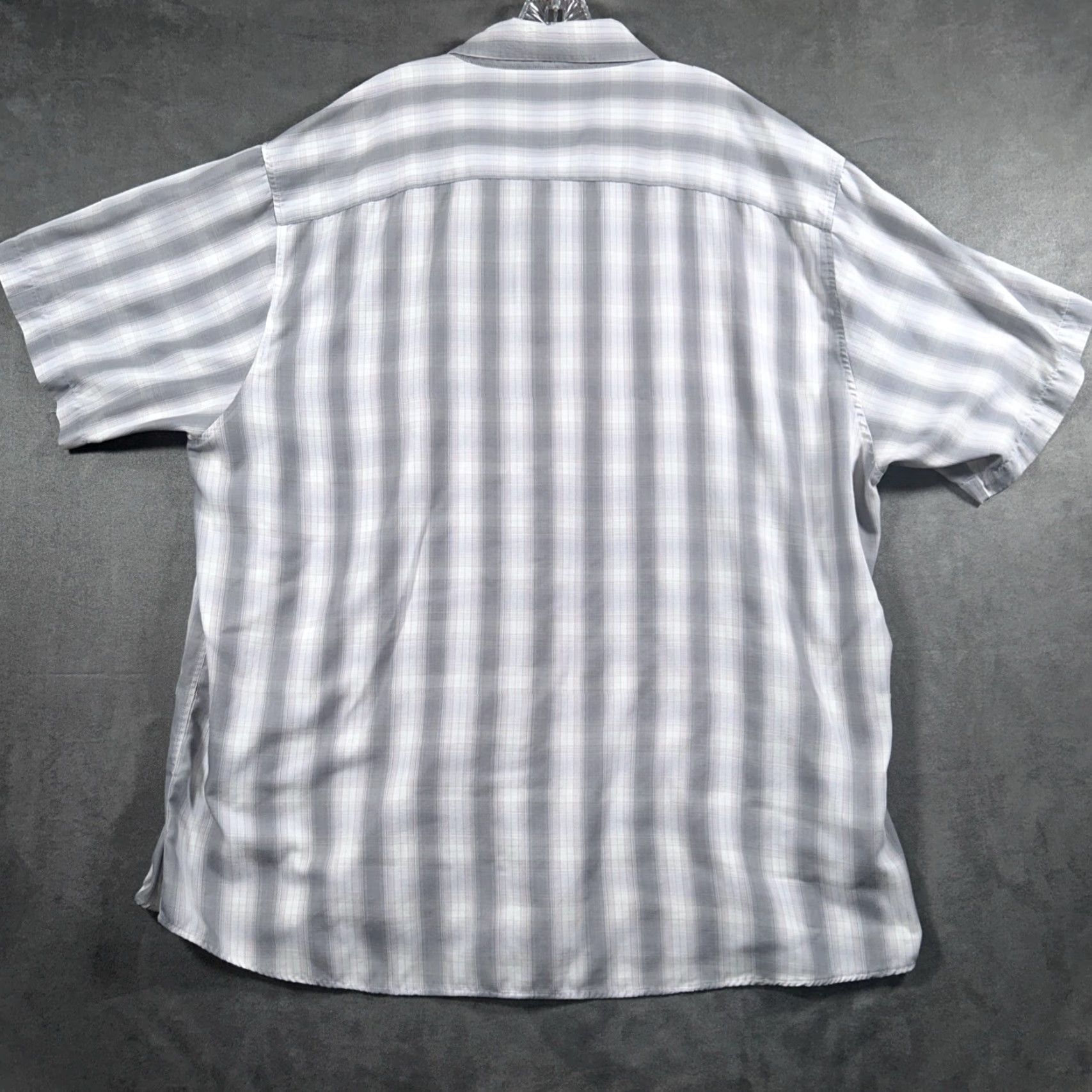 Vintage Dixxon Flannel Company Shirt Mens 4XL The Alpine Gray Plaid Bamboo Blend Shirt Size US XXL / EU 58 / 5 - 7 Thumbnail