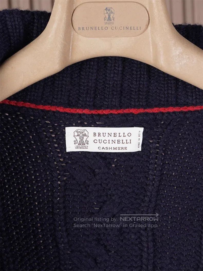 Brunello Cucinelli Brunello Cucinelli Full-zip cashmere coat Size US L / EU 52-54 / 3 - 5 Thumbnail