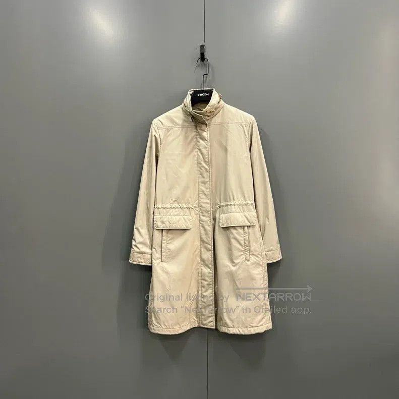 Loro Piana Loro Piana Beige Stand Collar Long Coat Size XS / US 0-2 / IT 36-38 - 1 Thumbnail