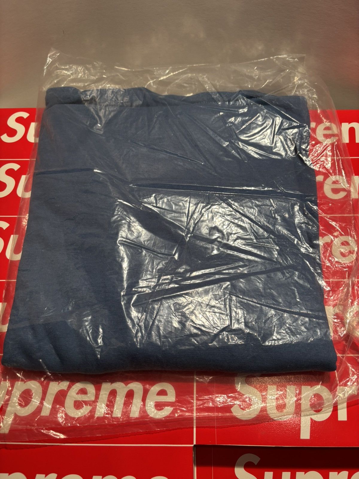Supreme Supreme MOTION LOGO Tee SS23 Faded Blue Large Deadstock Size US L / EU 52-54 / 3 - 4 Thumbnail