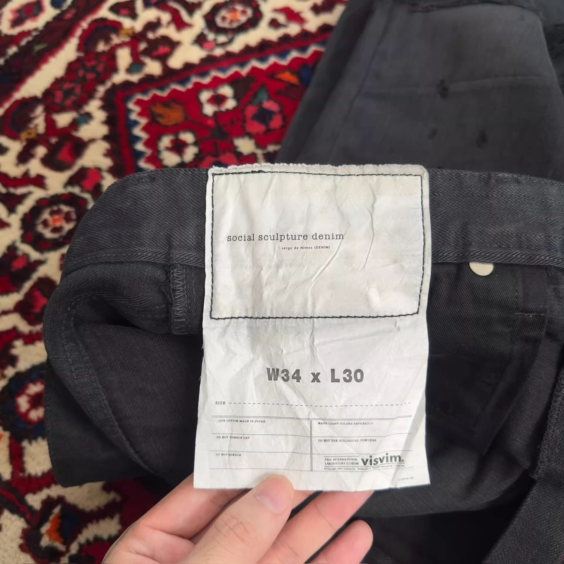 Visvim Visvim 20ss Distressed Black Jeans Size US 34 / EU 50 - 7 Thumbnail