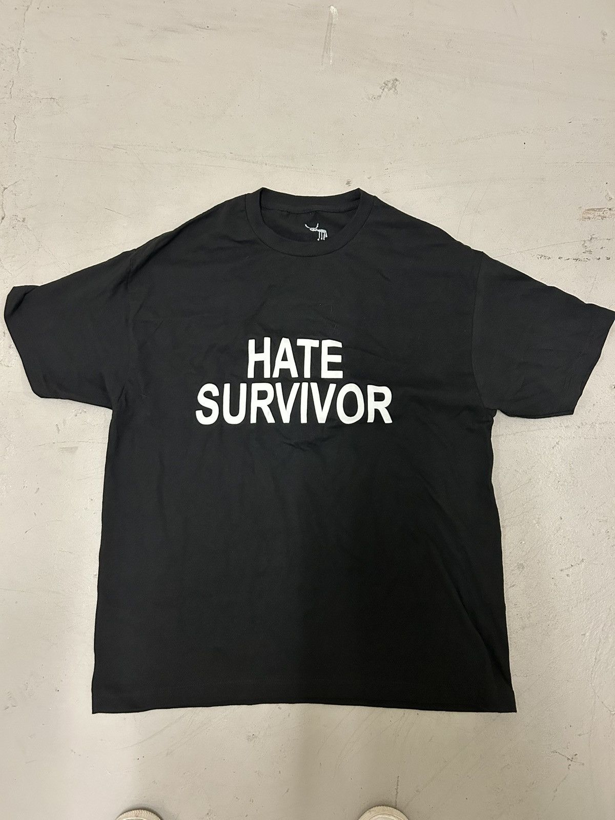 image of Drake Unreleased “Hate Survivor” Promo Hoodie in Black, Men's (Size XL)