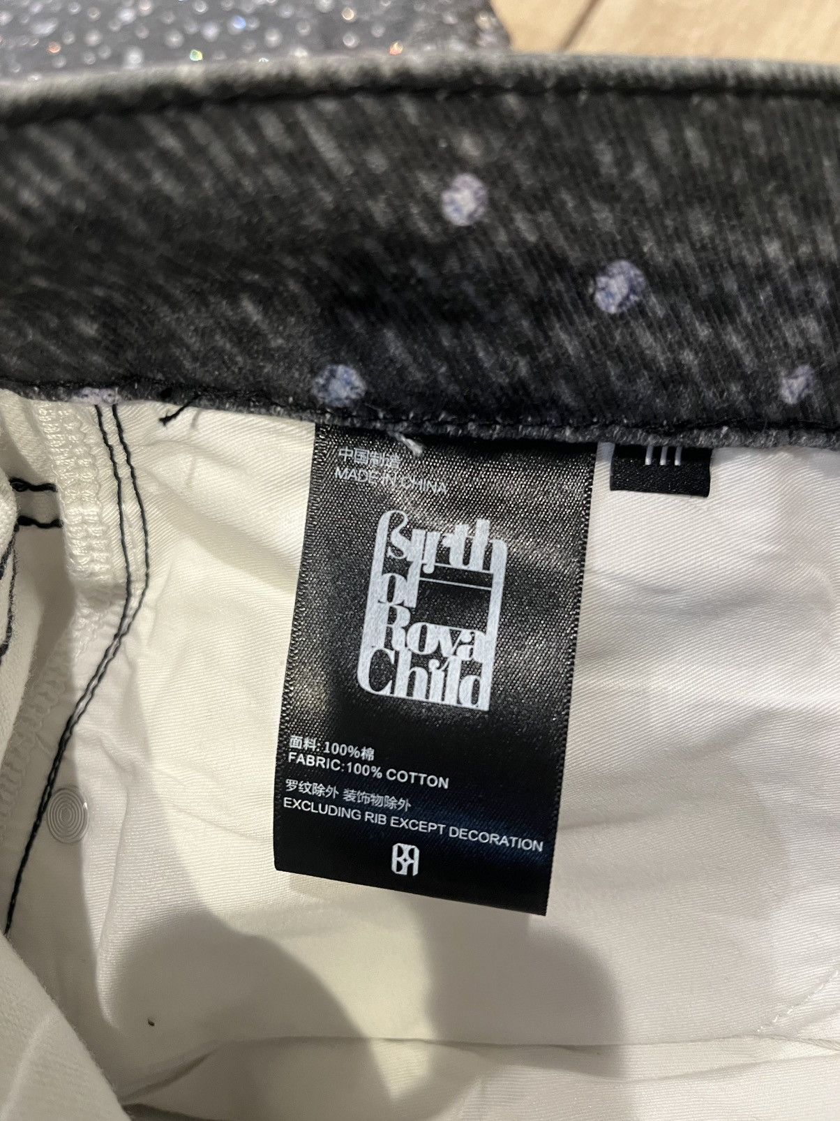 Birth of Royal Child Birth Of Royal Child Swarovski Boro Jeans Size US 30 / EU 46 - 4 Thumbnail