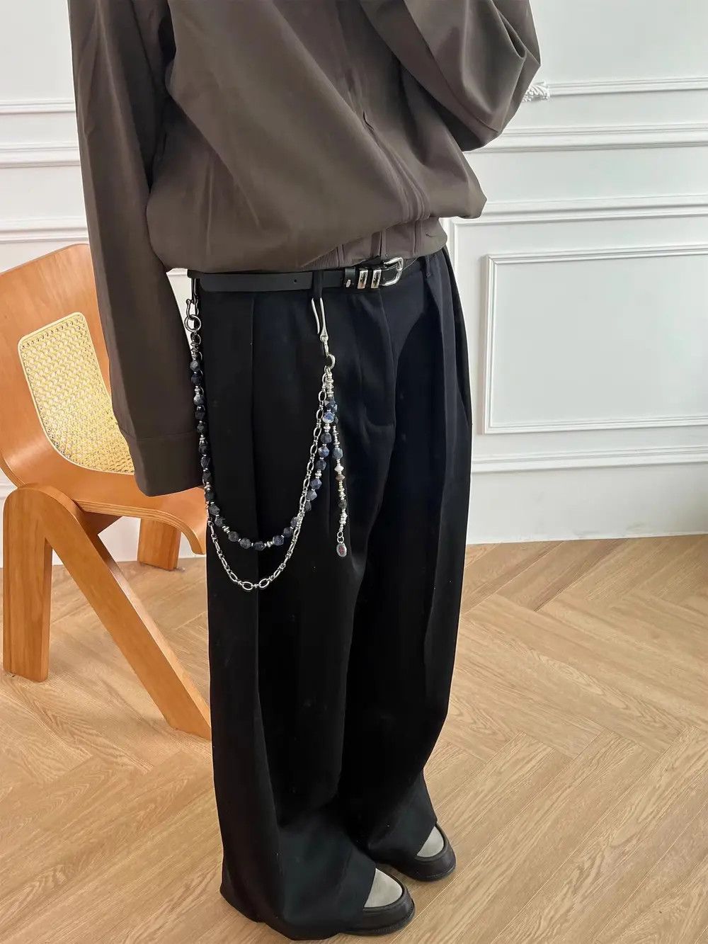 Jewelry 2 Layer Waist Punk Wallet Chain Size ONE SIZE - 6 Thumbnail